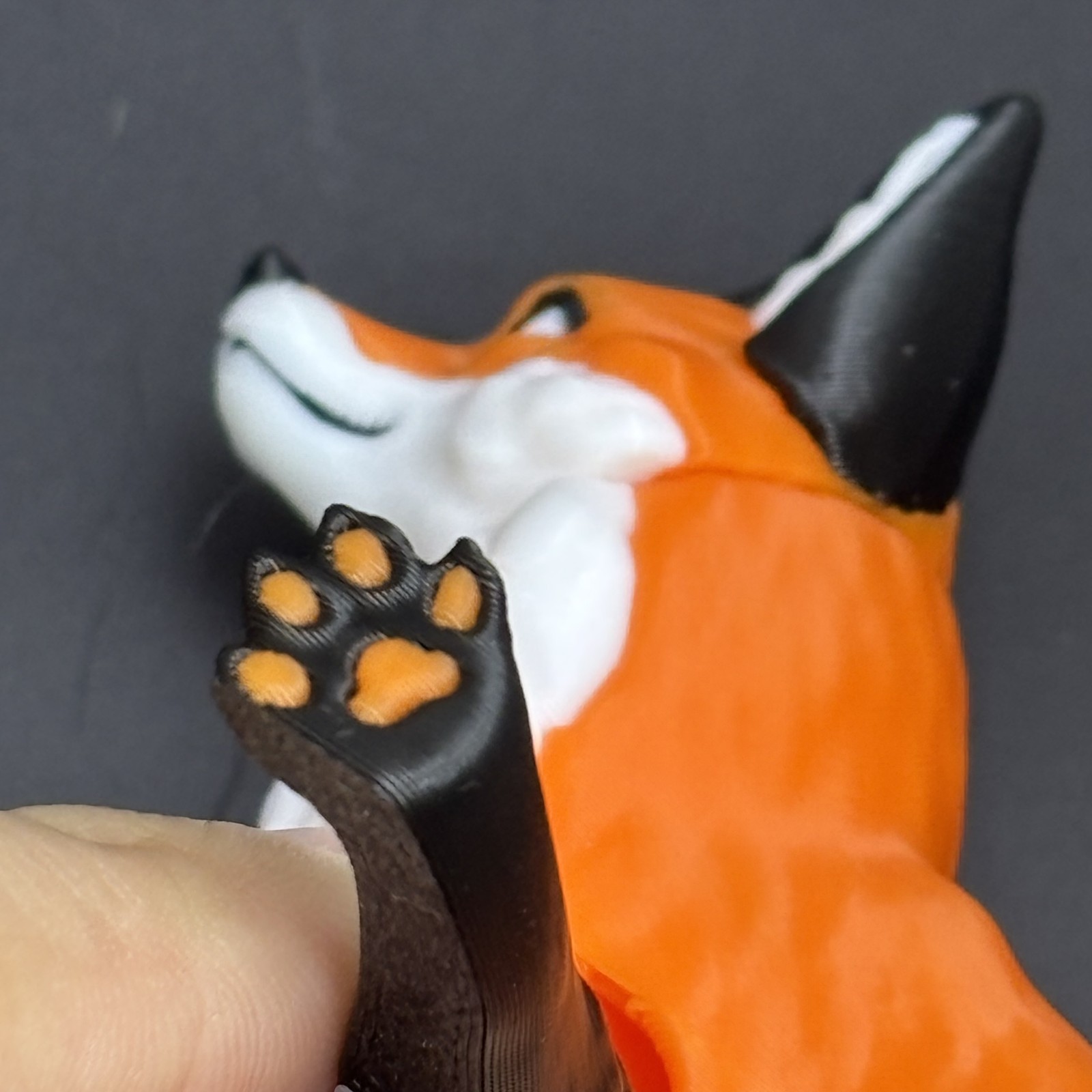 12cm Fox Posable Eco-friendly Safe Precision-printed Gift Toy 3DPrinted Ordinary