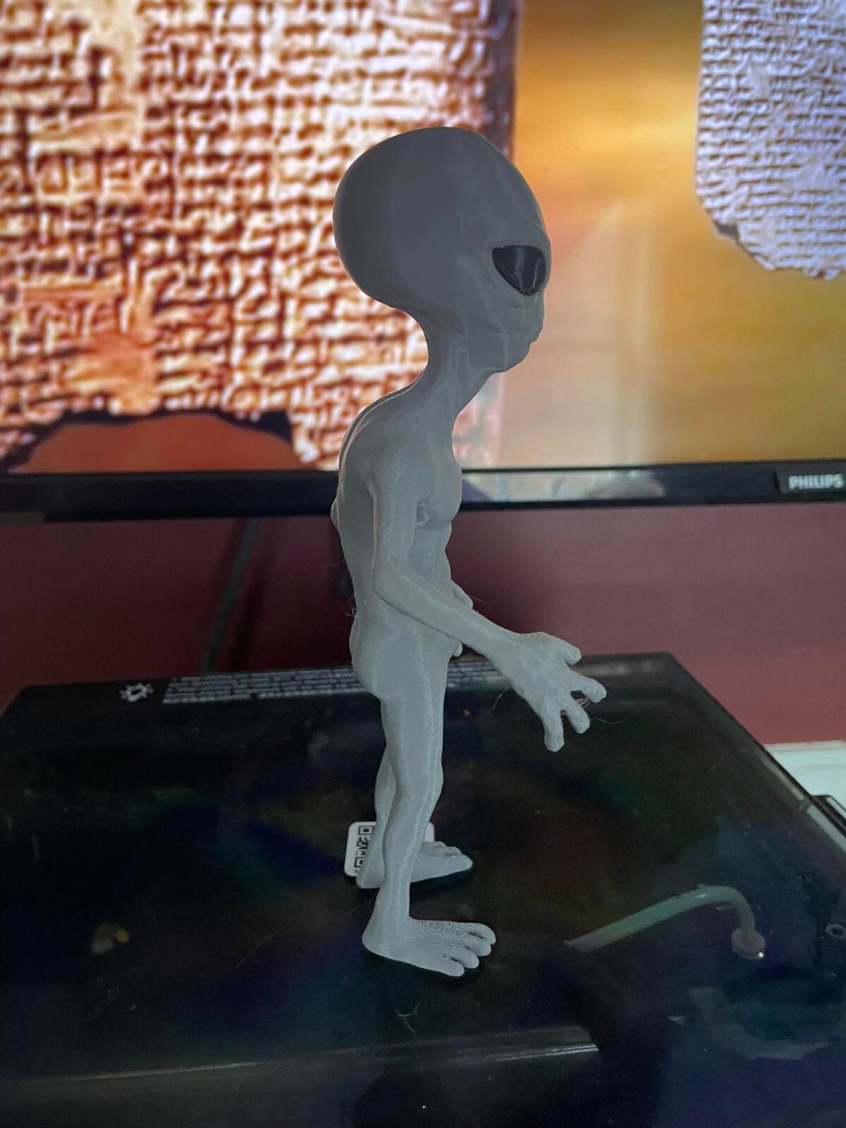 Gray Alien Action Figure 7&Prime; Tall