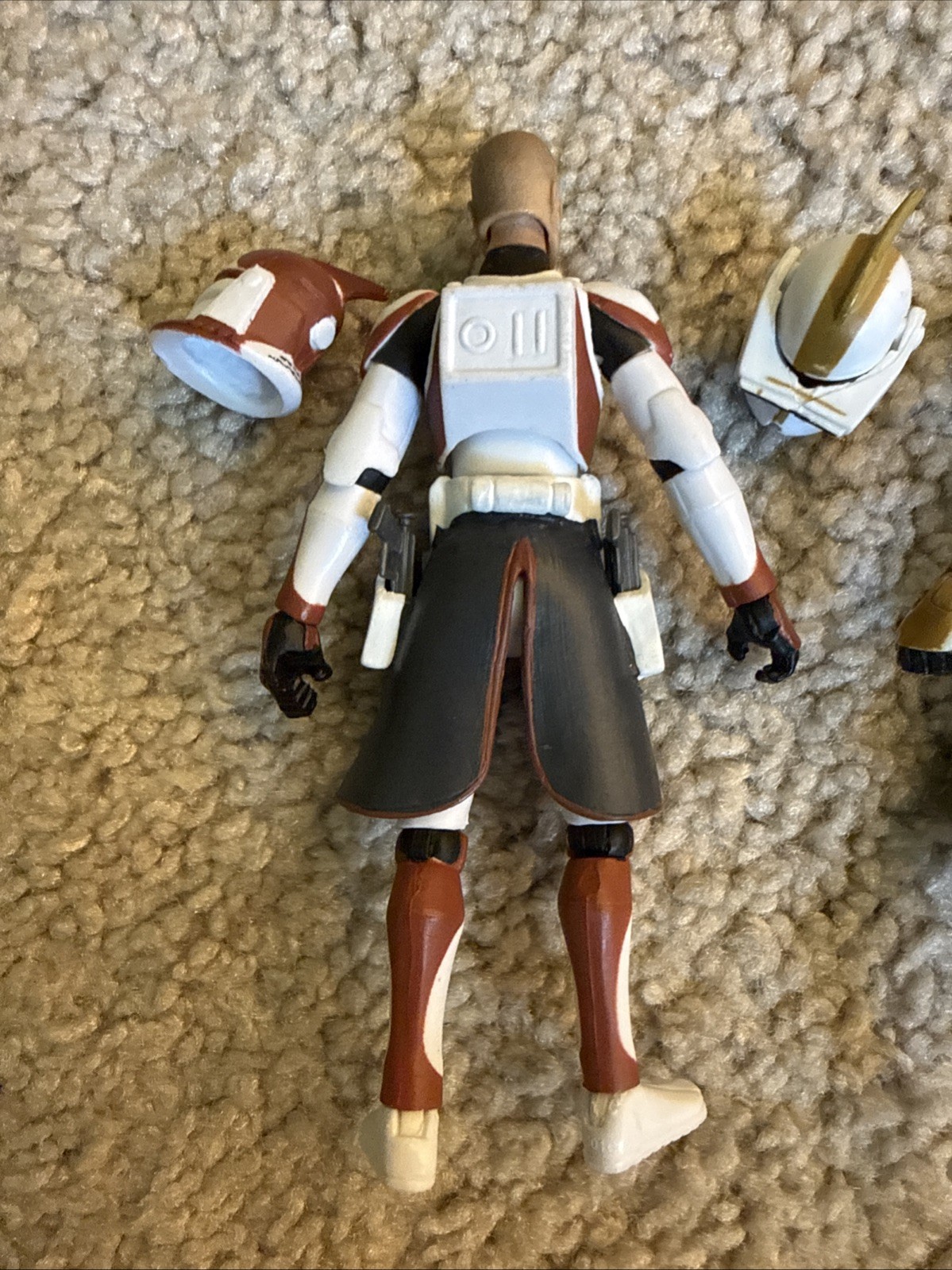 The Clone Wars: Hasbro Star Wars Clone Commander Bly + Ponds CW39 3.75&Prime; Lot Of2