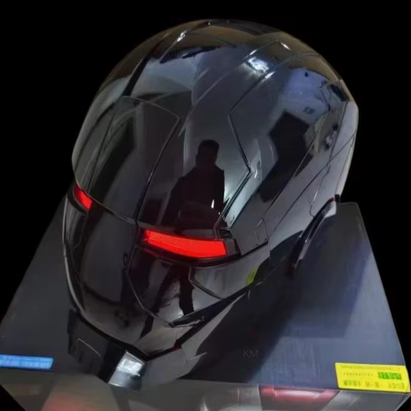 Iron Man Helmet with Voice, Touch & Remote Control – Black Nightclub Stealth