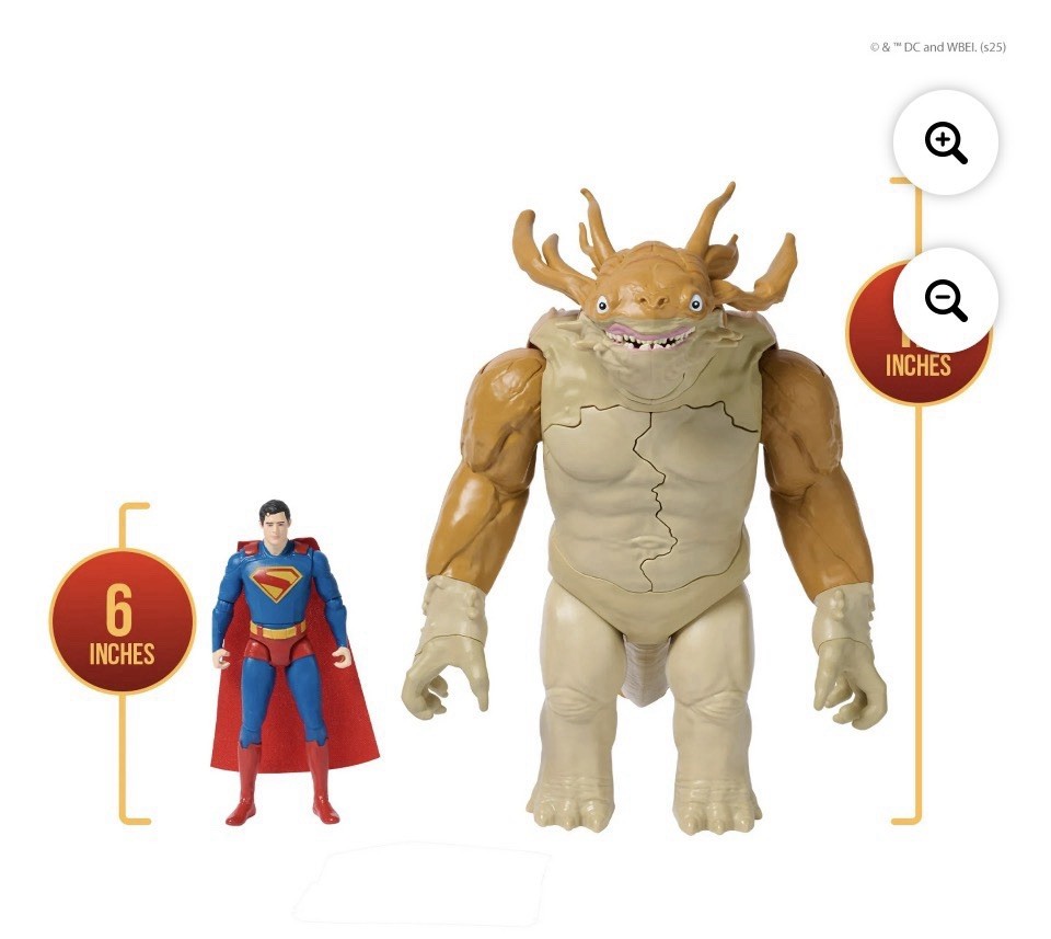 DC Comics SUPERMAN, Superman Vs.Kaiju Slime Battle Set Playset,for Ages 4 and up
