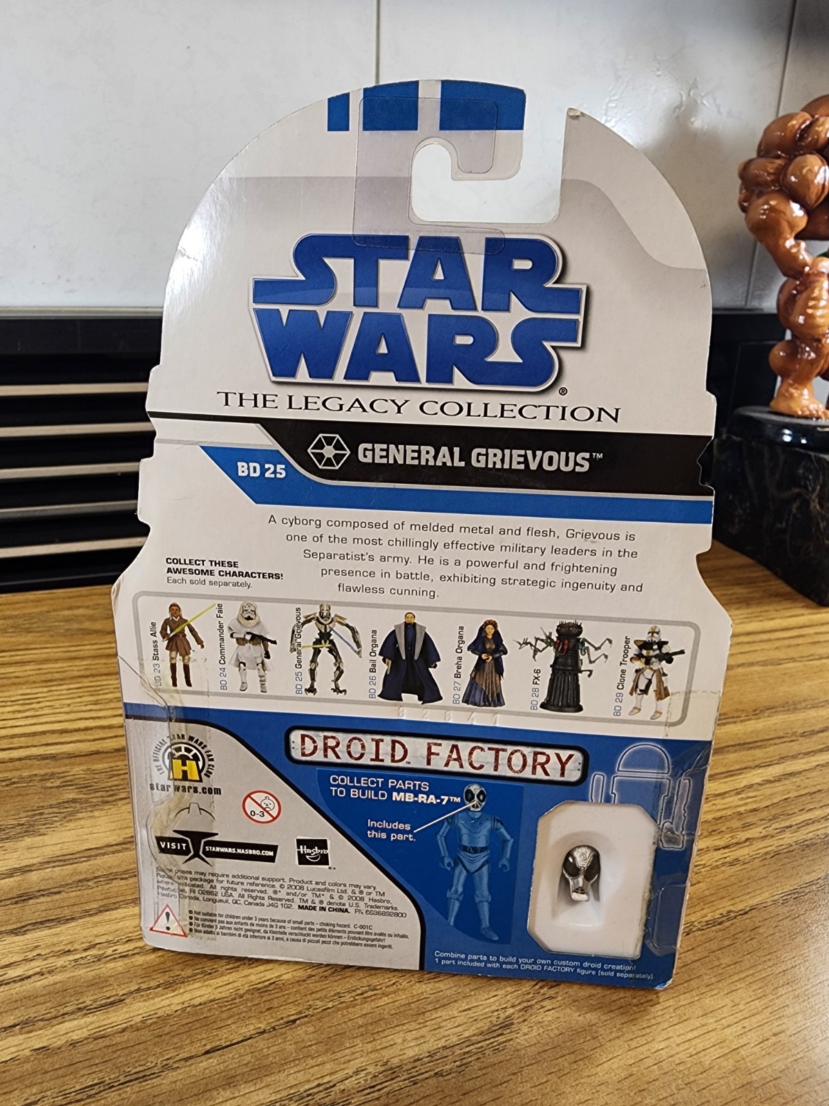 Star Wars Wars Legacy Collection General Grievous BD25 2008