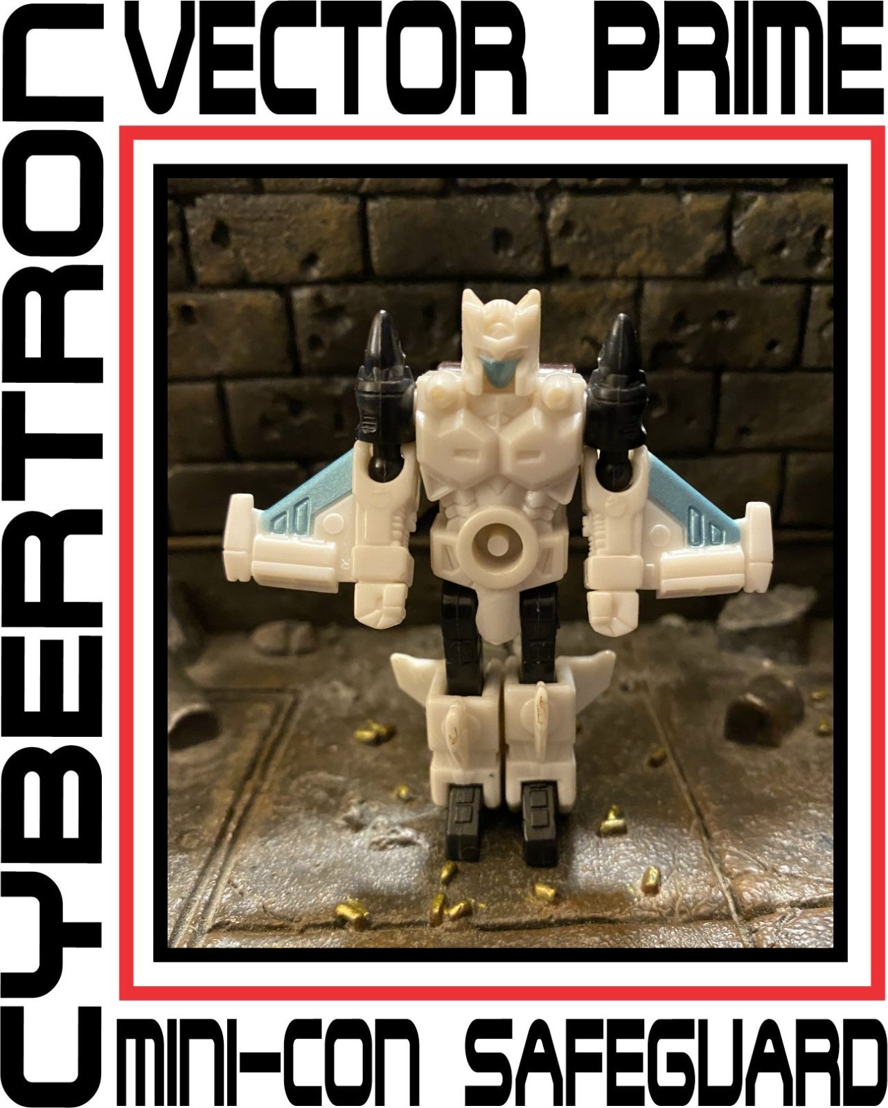 TRANSFORMERS CYBERTRON _ VOYAGER CLASS _ VECTOR PRIME _ ** MINI-CON SAFEGUARD **