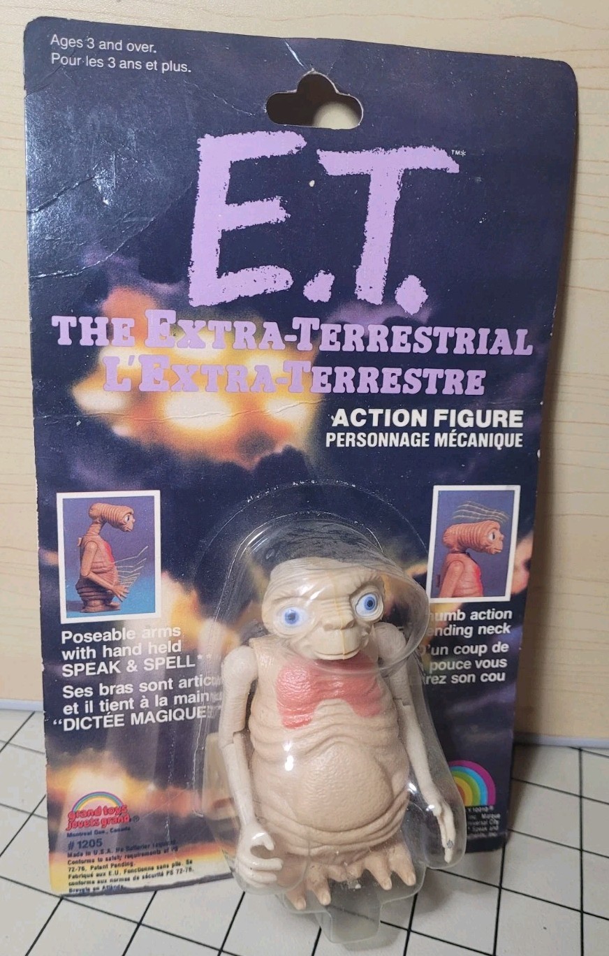1982 E.T. « The Extra-Terrestrial » Figurine Action Figure ET (NEW IN PACKAGE)