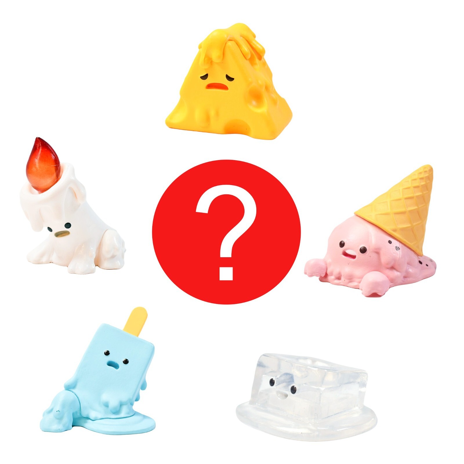 Japanese Capsule Toy Cute Ice Cream Cheese Ice Candle 1 Random Mini Figure