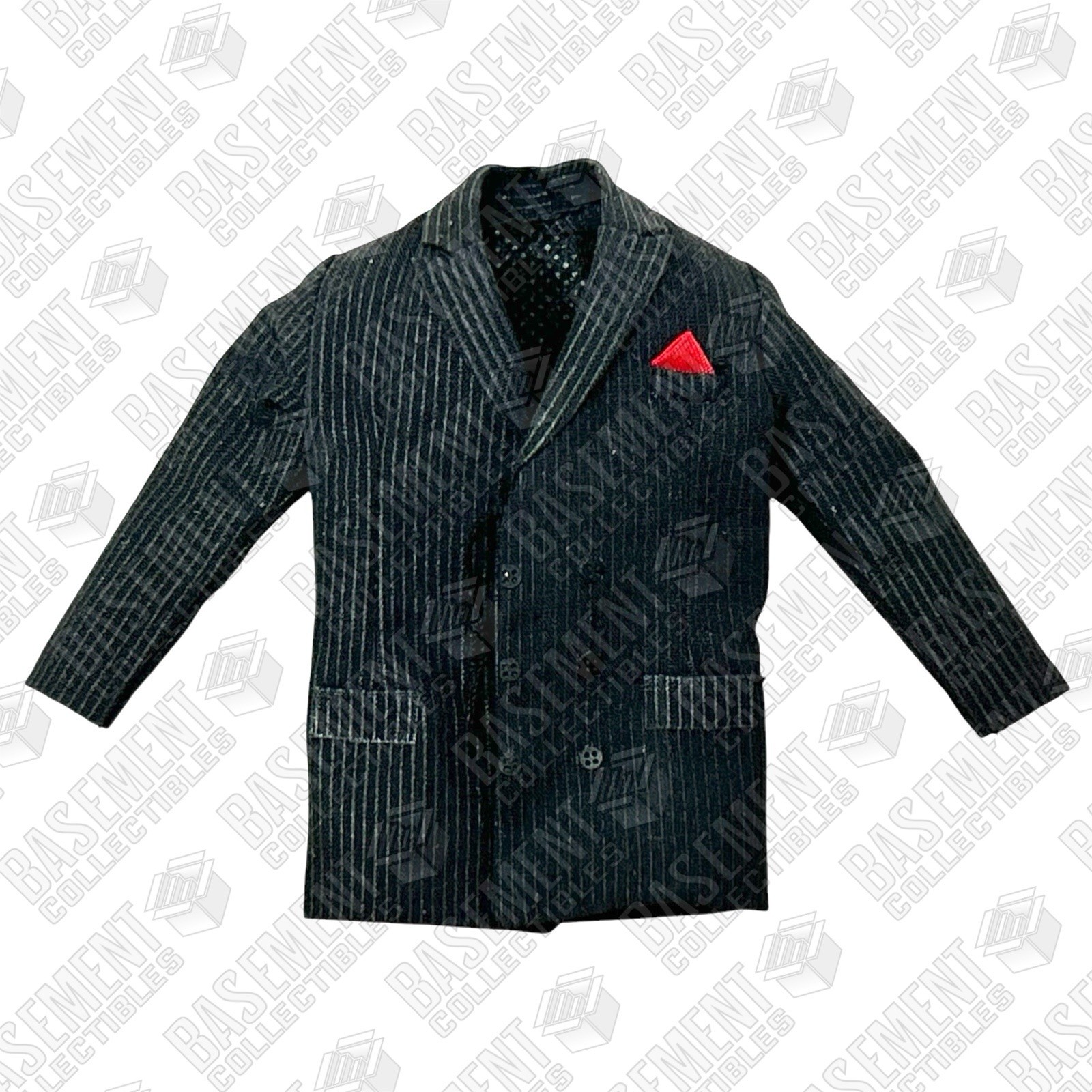 Mezco One:12 Major Toht – Pinstripe Suit Jacket Indiana Jones 1:12 Scale Fodder