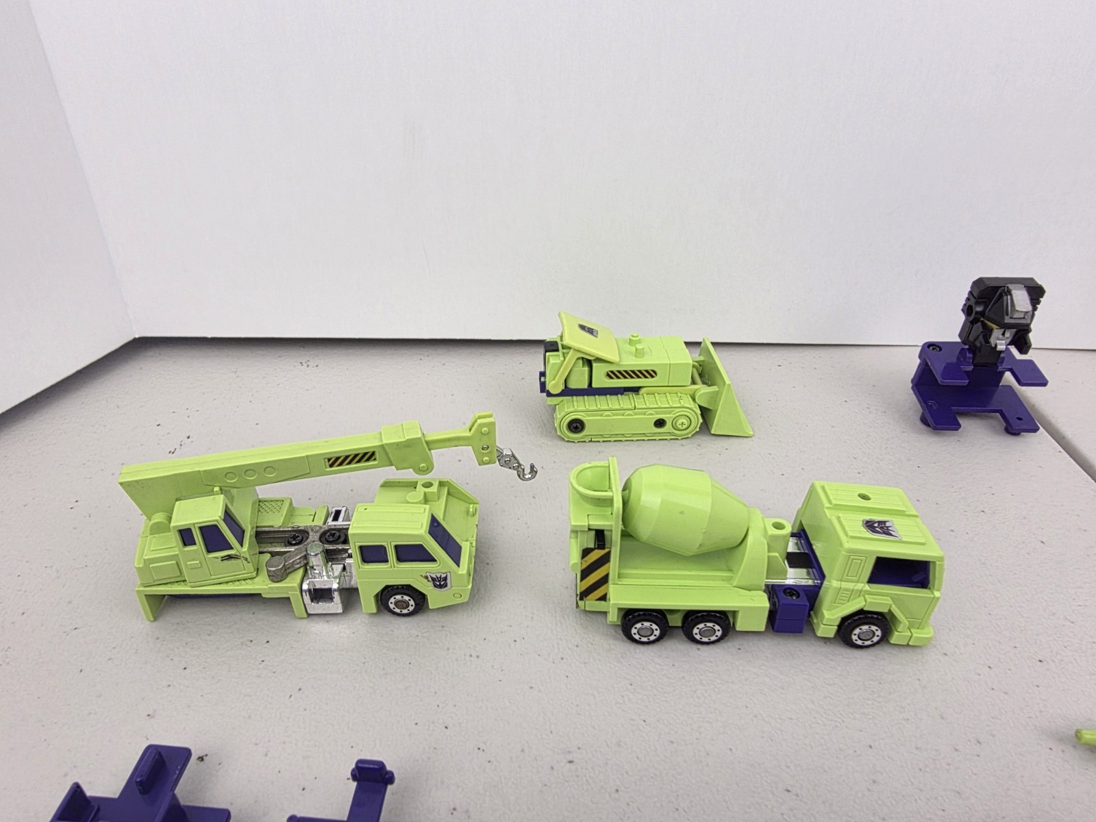 Vintage G1 Transformers Constructicons Devastator Hasbro 1985