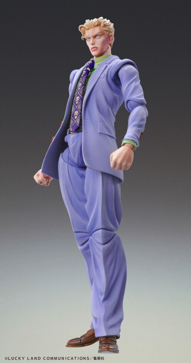 NEW JoJo&rsquo;s Bizarre Adventure Part 4 Yoshikage Kira Super Action Statue 160mm