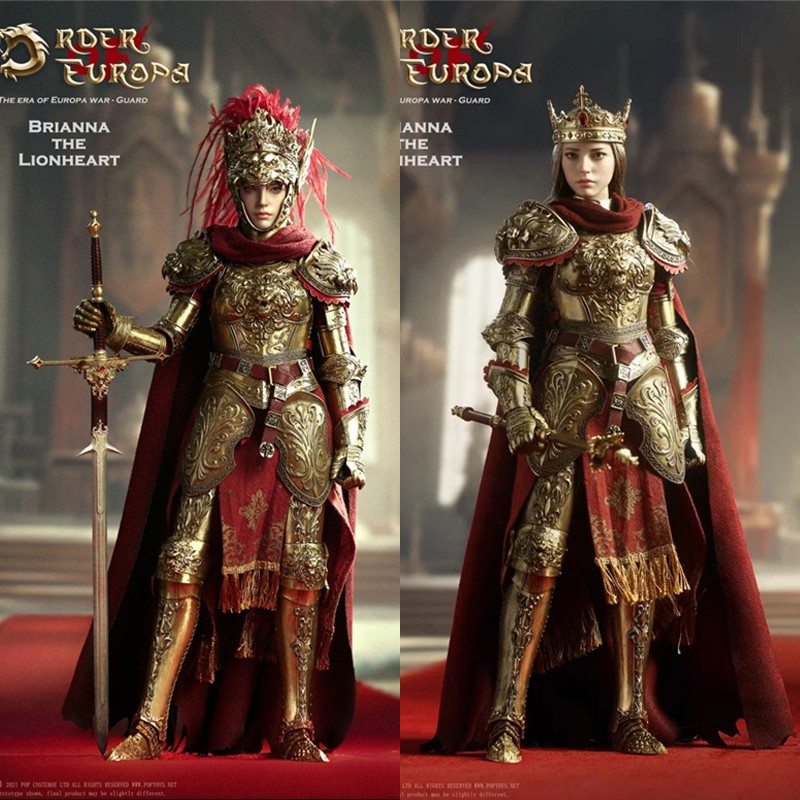 POP COSTUME 1/6 THE ERA OF EUROPA WAR The Lionheart Brianna Full Copper Figure
