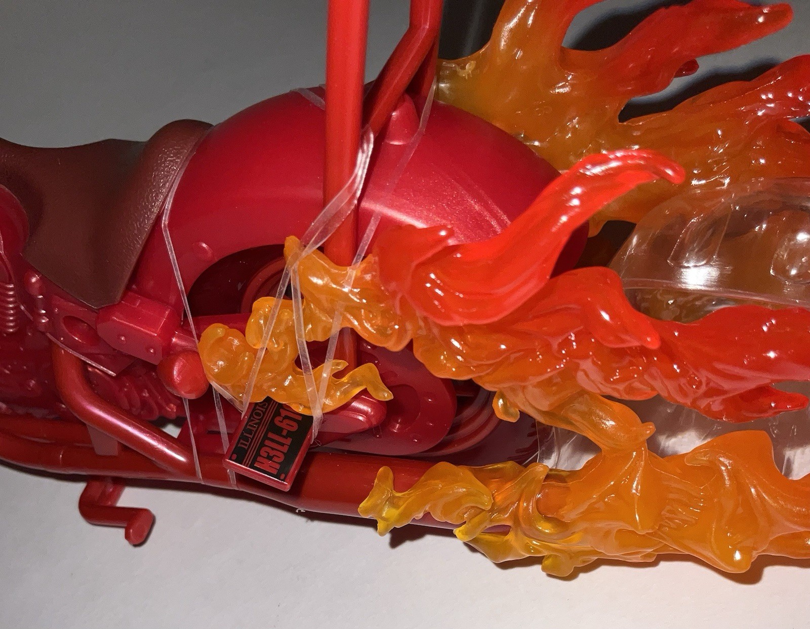 Marvel Legends Ghost Rider&rsquo;s MOTORCYCLE Flaming Hellcycle Riders Johnny Blaze