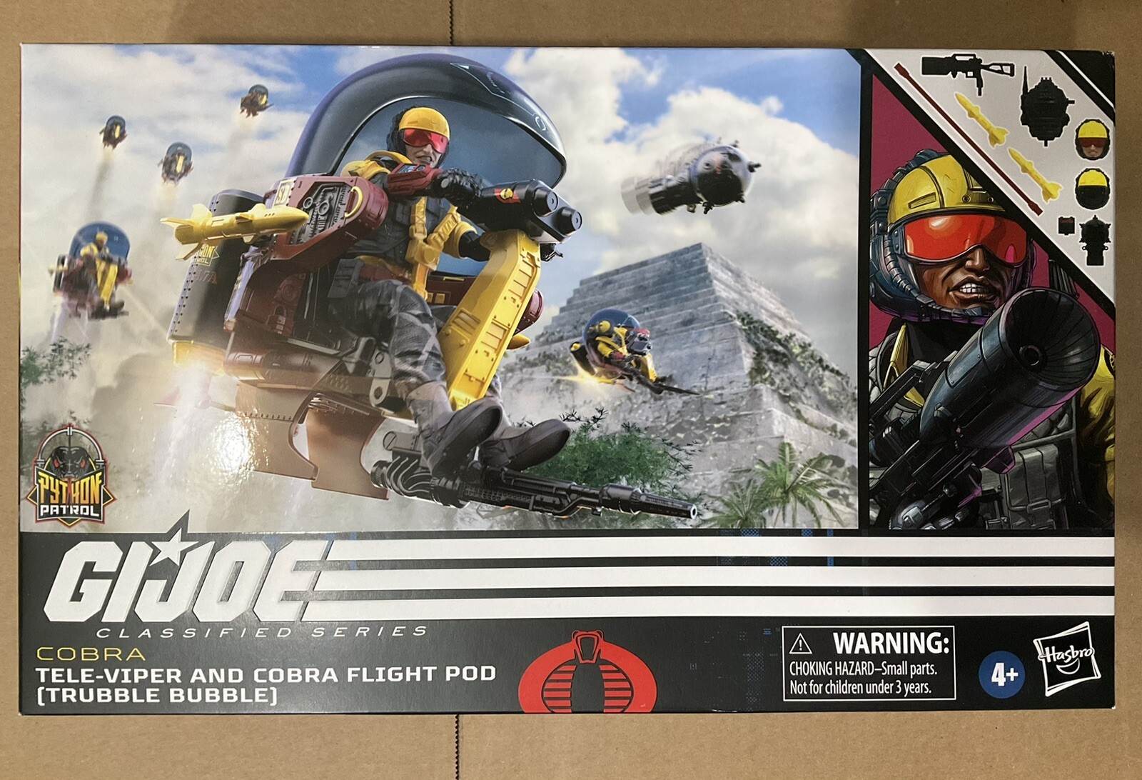 G.I. JOE Classified Python Tele-Viper & Cobra Flight Pod (Trubble Bubble) #98 GI