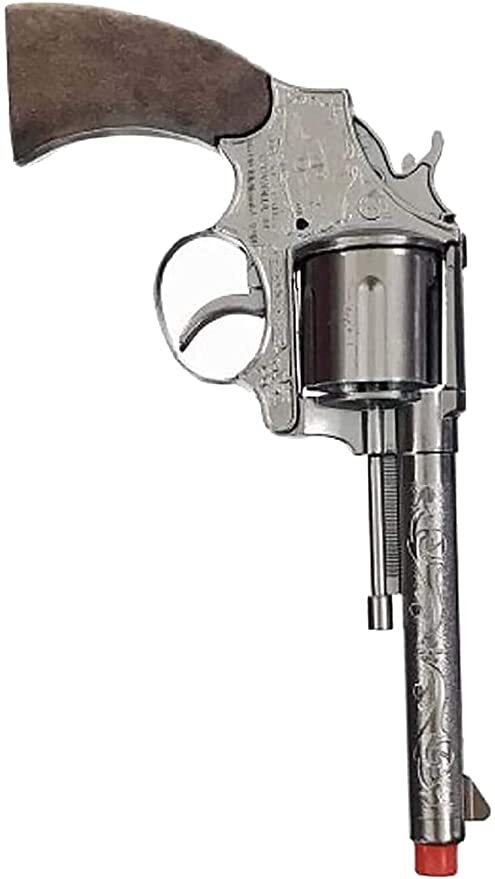 Jesse James Cap Gun Diecast Western Pistol Revolver Cowboy Prop Toy Set