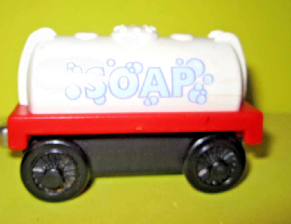 Thomas Interactive Learning Railway Train Soap Tanker Car Fits Wooden Track