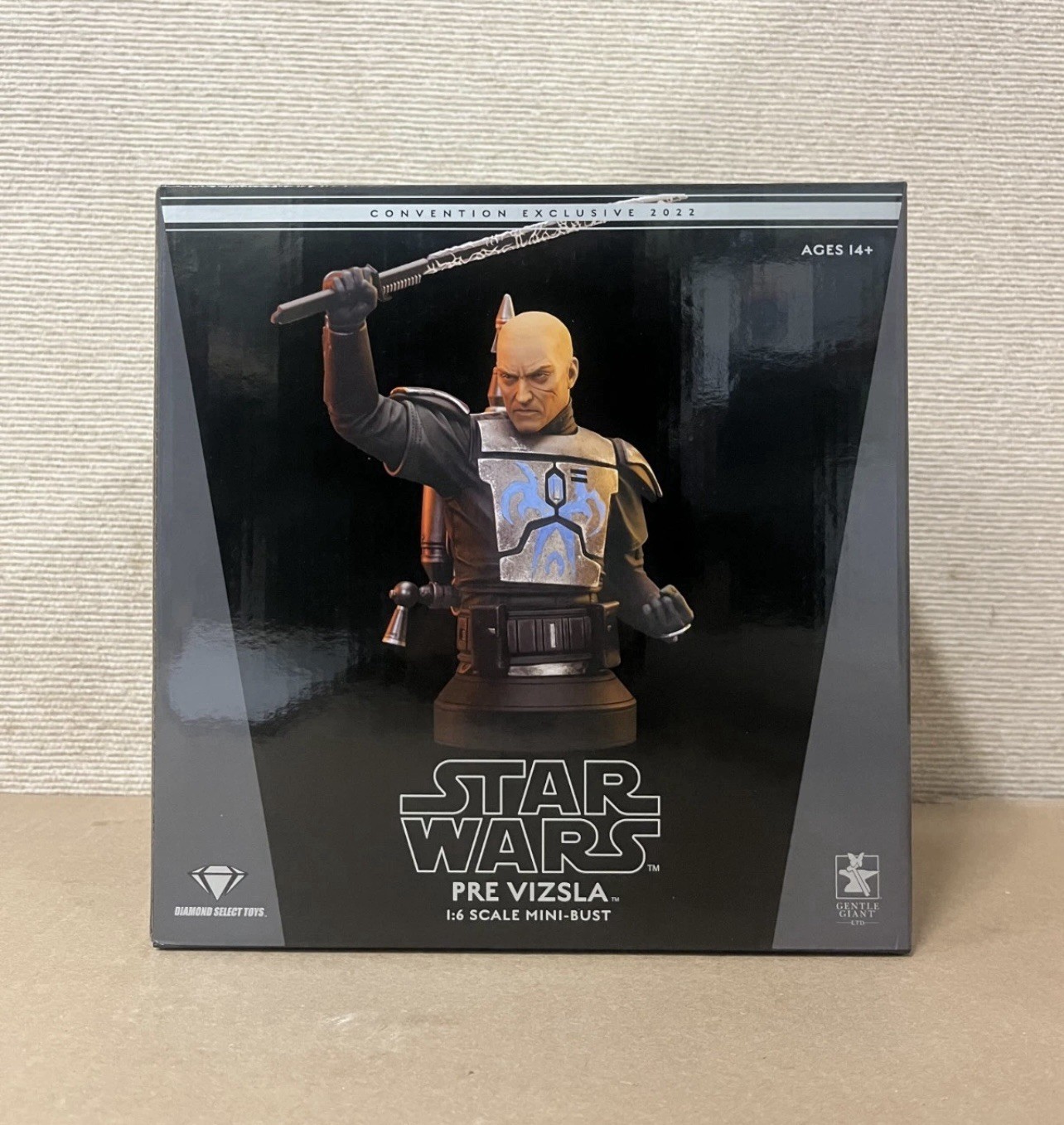 GENTLE GIANT LTD CONVENTION EXCLUSIVE 2022 STAR WARS PRE VIZSLA 1:6 SCALE BUST
