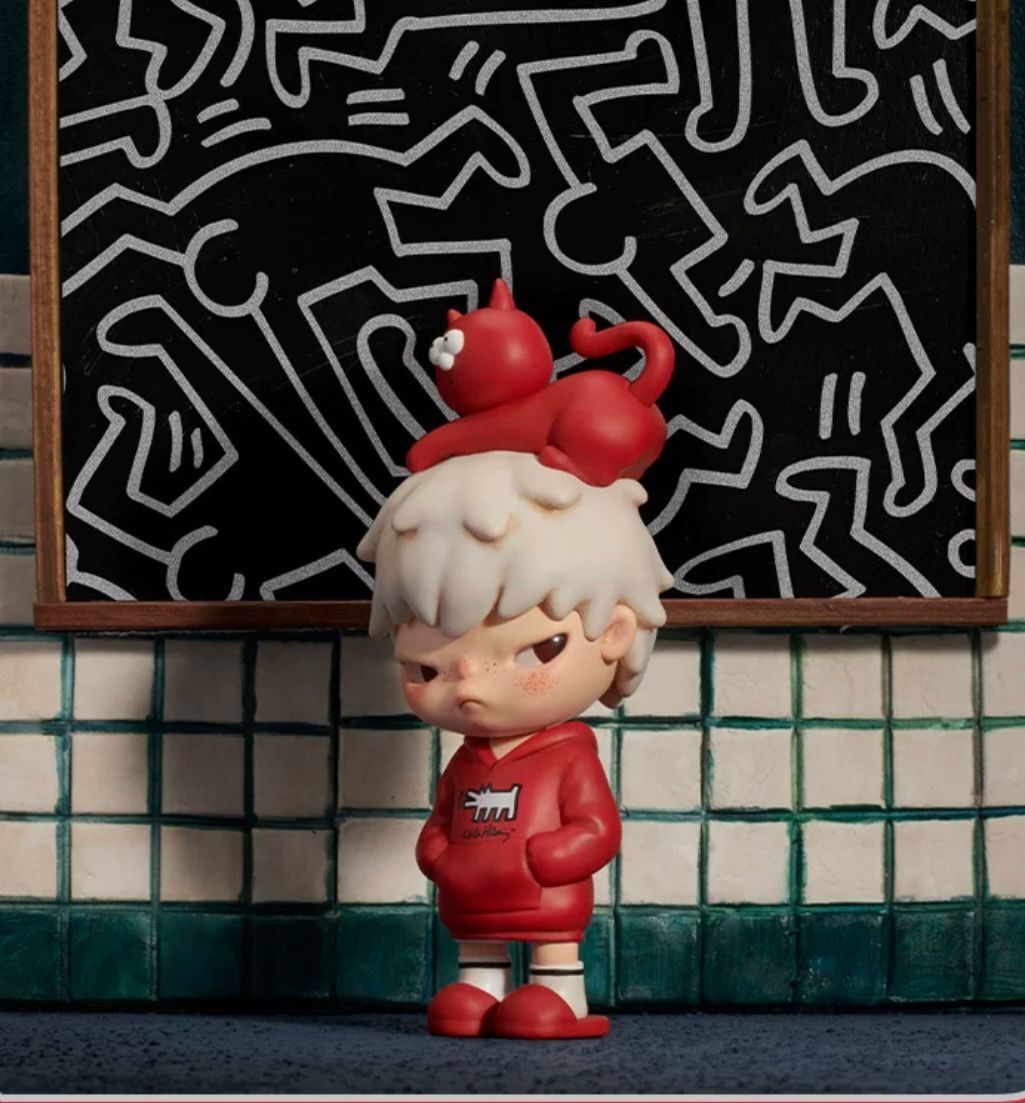 Authentic Hirono X Keith Haring Limited Edition Mini Figure Art Toy Hot Gift