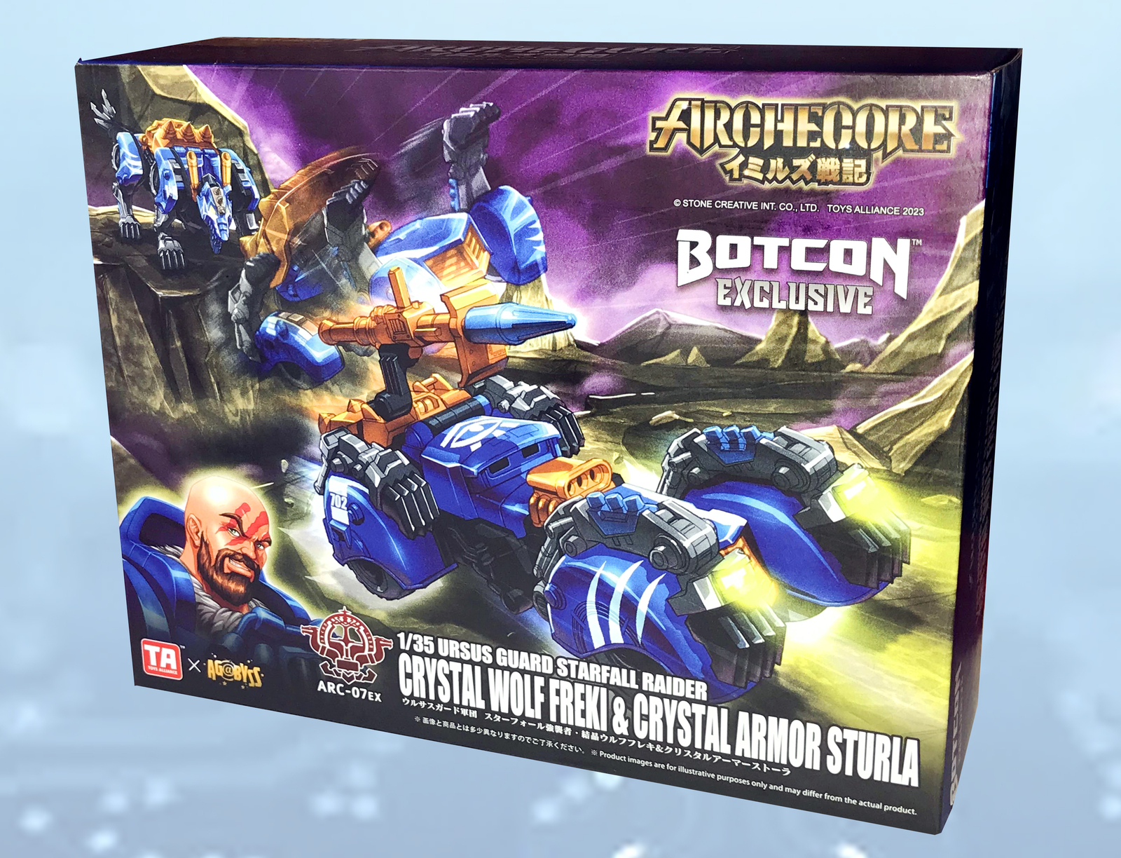 BOTCON 2022 EXCLUSIVE Archecore ARC-07 Crystal Wolf Freki & Sturla IN STOCK NOW!