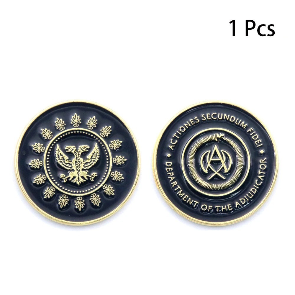 JOHN WICK CONTINENTAL ADJUDICATOR GOLD COINS HOTEL CARD COLLECTORS COSPLAY PROP