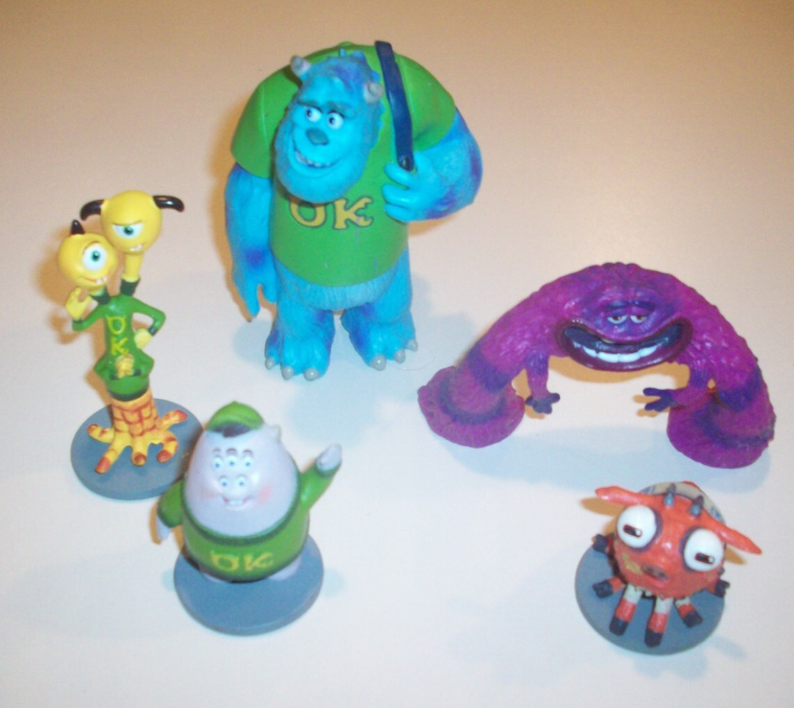 Disney Pixar Monsters University Inc Figure Lot With Sulley