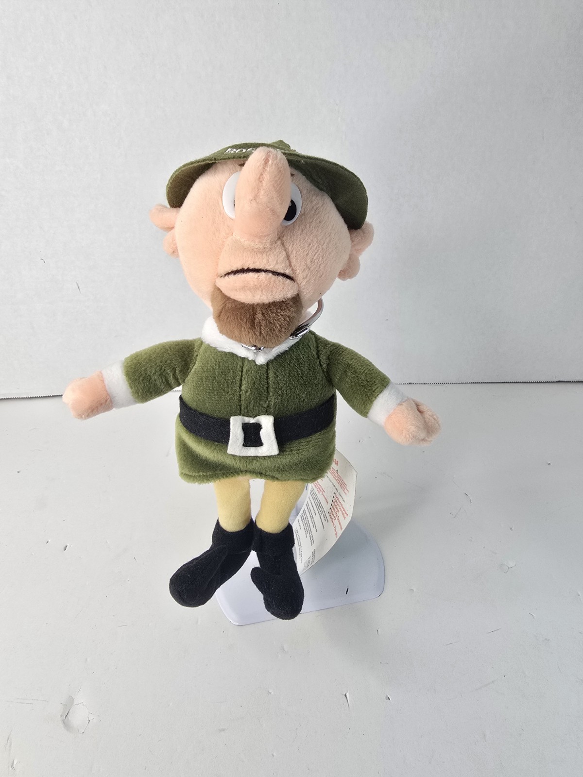 Vintage 9&Prime; Rudolph Red Nose Reindeer Boss Elf Bean Plush 2000 Island Misfit Toys