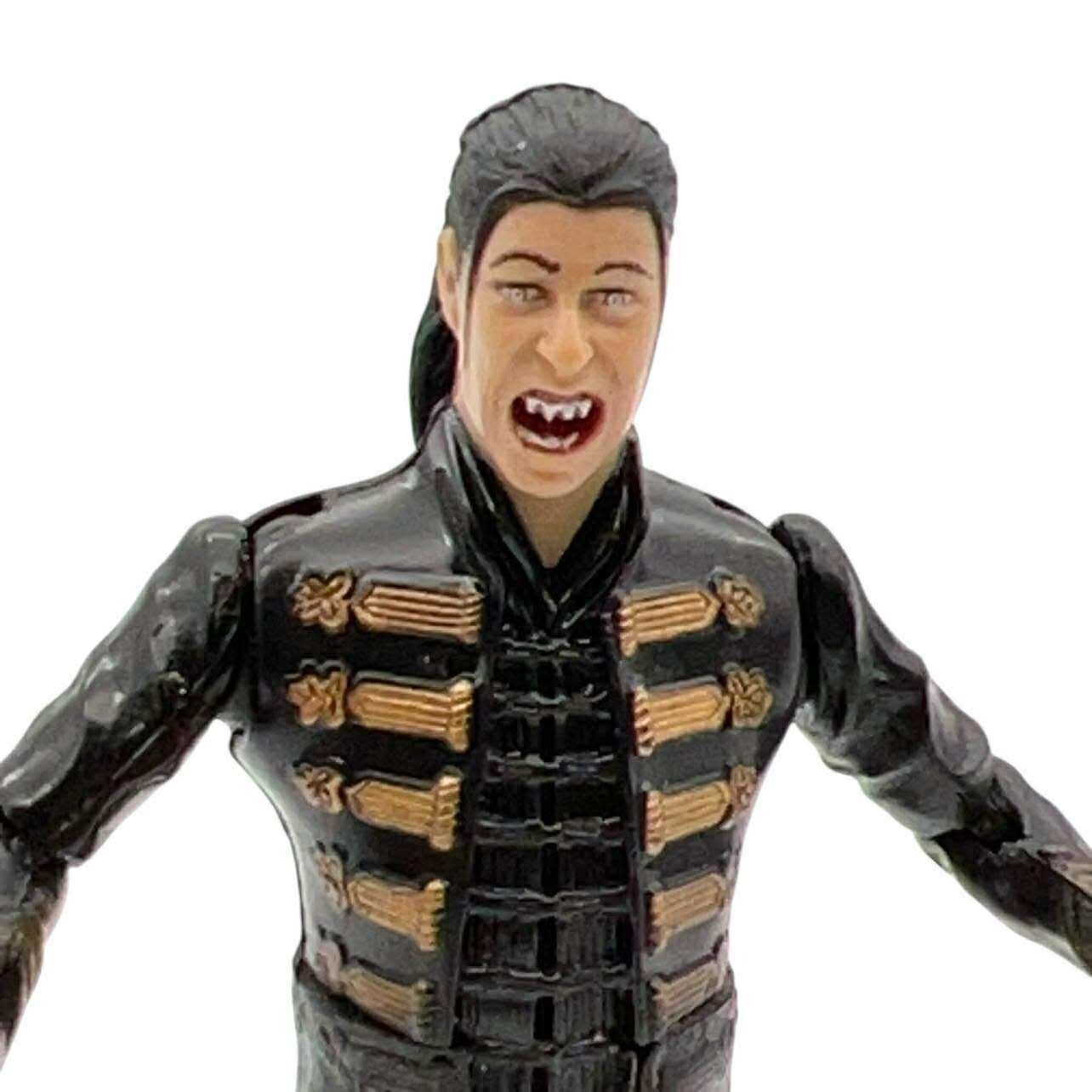 Y2K Van Helsing Aleera Vampire Suitor Action Figure 2004 Loose Black Gold Coat
