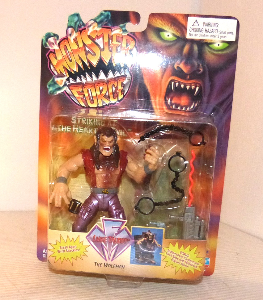 Vintage 1996 Monster Force The Wolfman Action Figure NOS Unopened