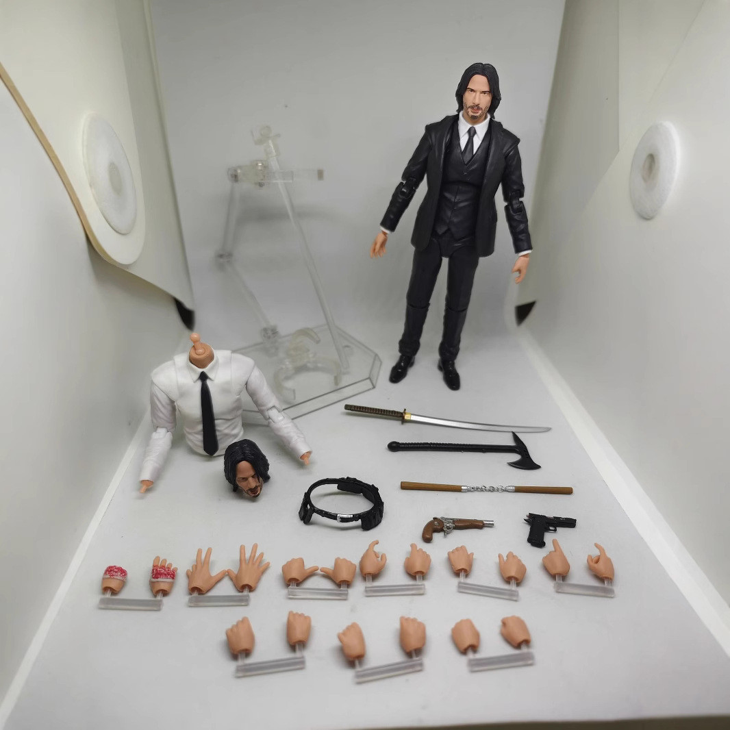 John Wick Chapter 4 Action Figures 6&Prime; Model PVC Toys Gift New In Box