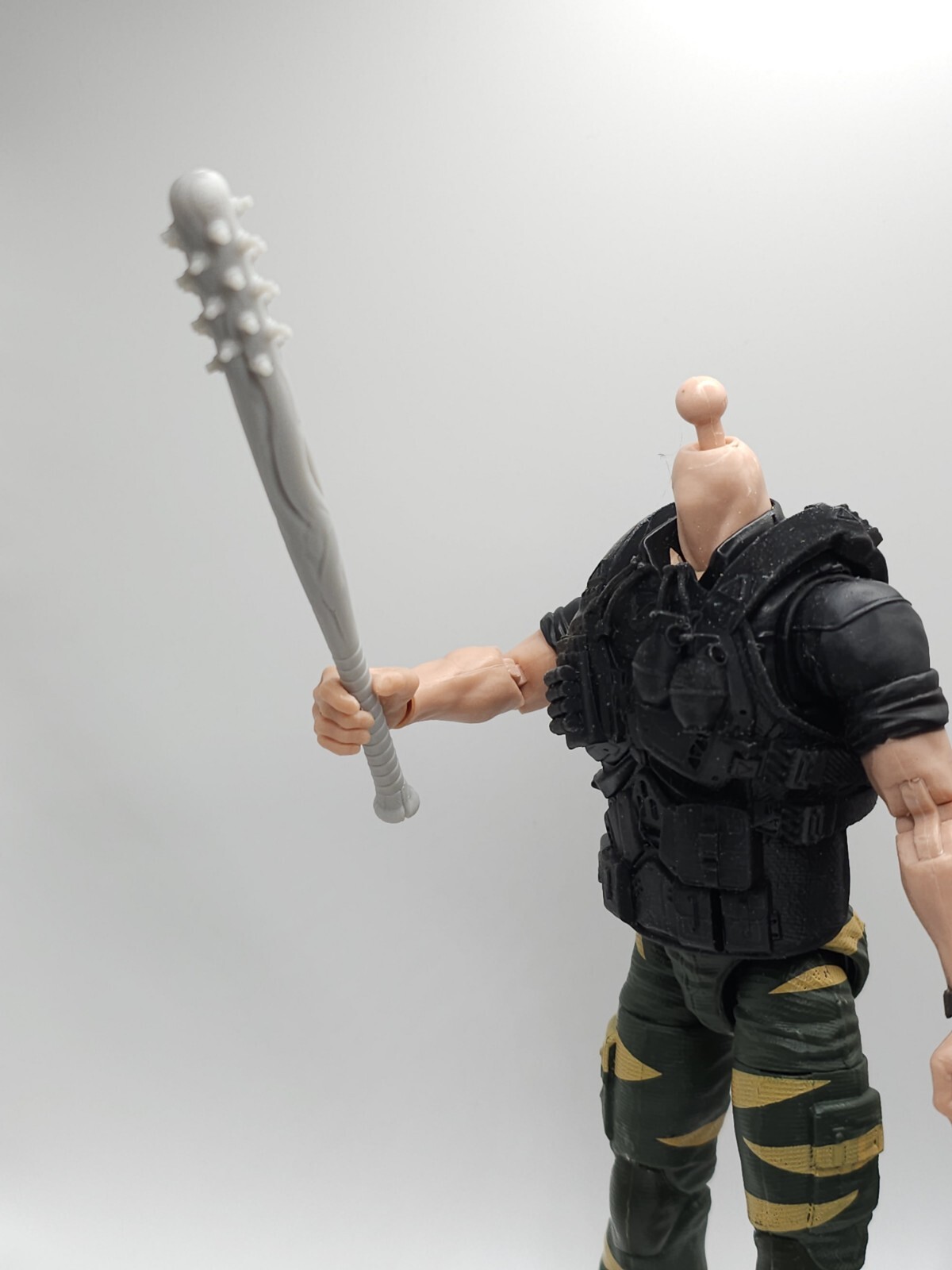 3d Printed NUT/BOLT BASEBALL BAT 1:12 6&Prime; GI Joe Classified/Marvel Legends