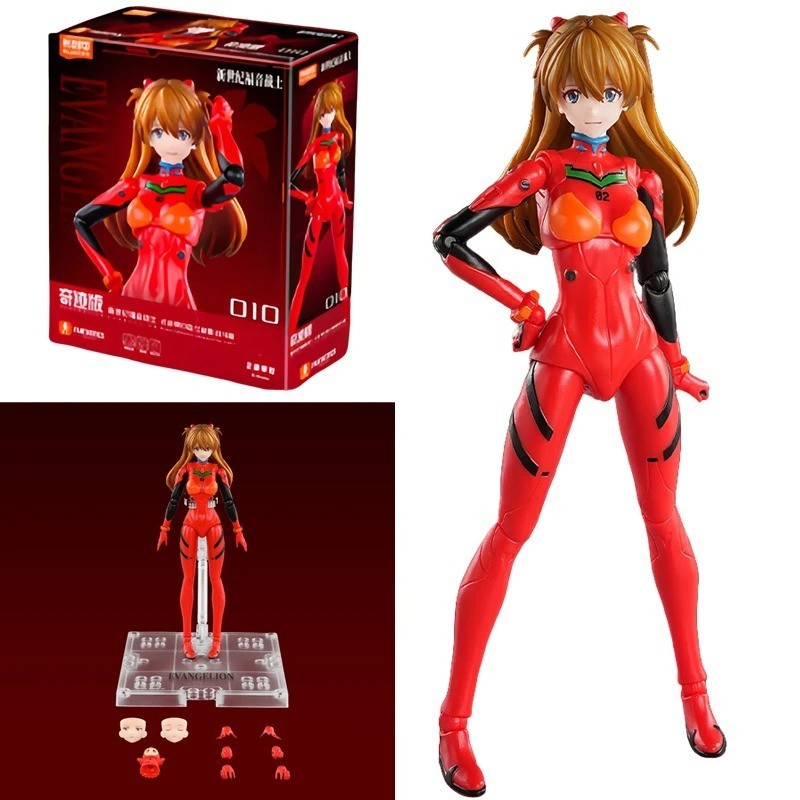 BLOKEES Evangelion EVA-01, EVA-00 & Mari Rei Anime Action Figure Toy Gift