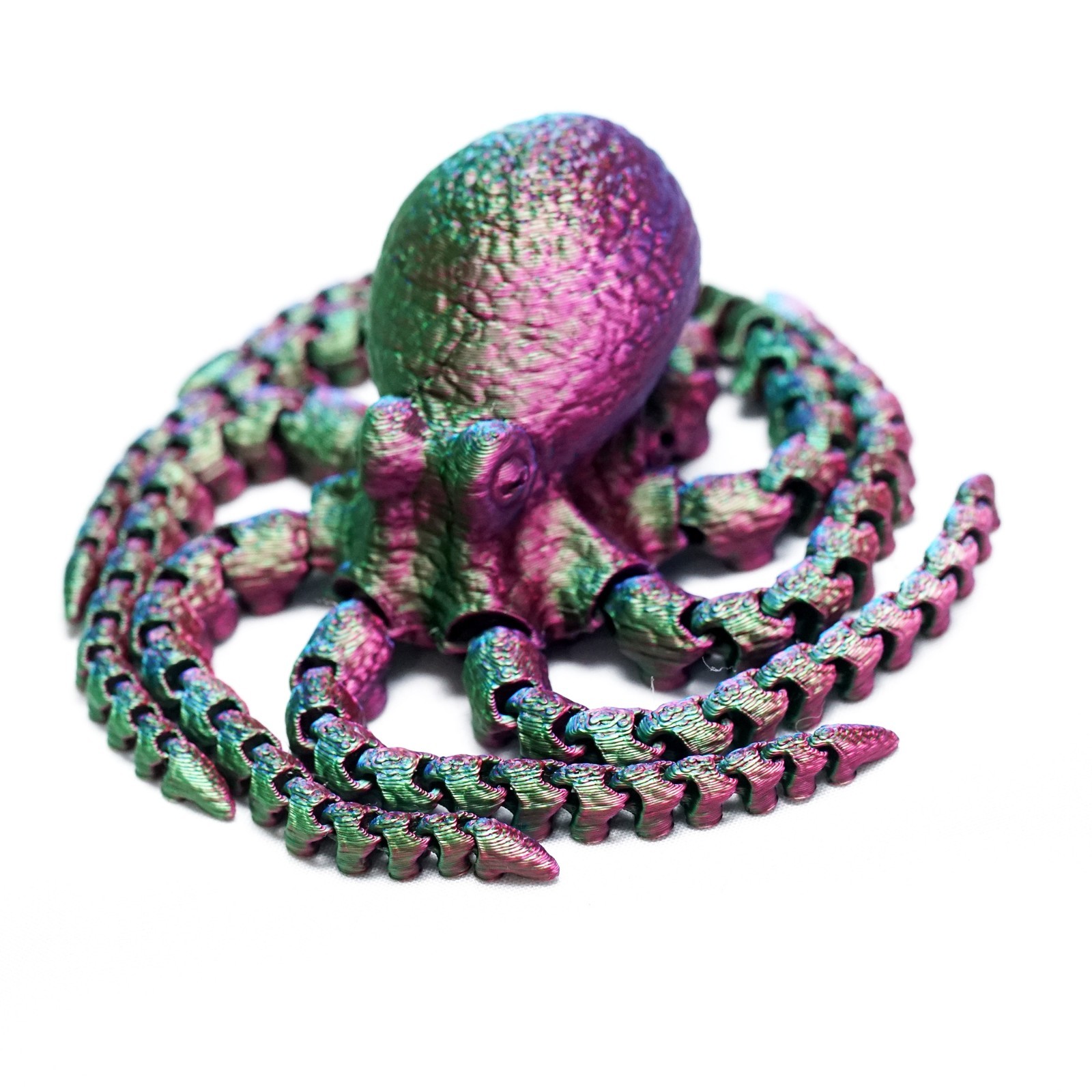 7.1inch 3D Printed Octopus Model,Articulated Animals Figure,Toys Home Decor