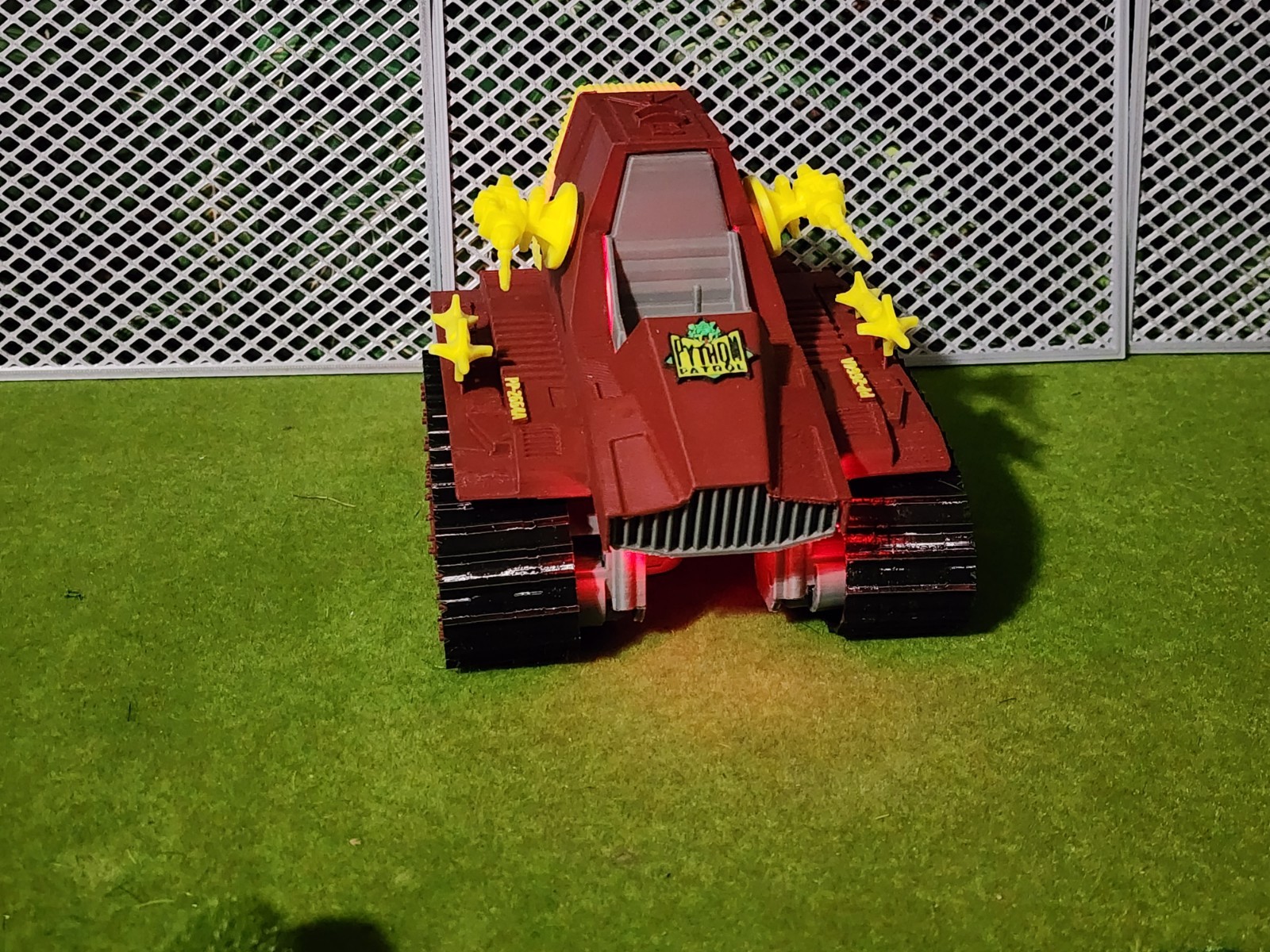 G.I. Joe PYTHON PATROL Tripple T With LEDs And Moving Threads 3.75&Prime; SCALE.
