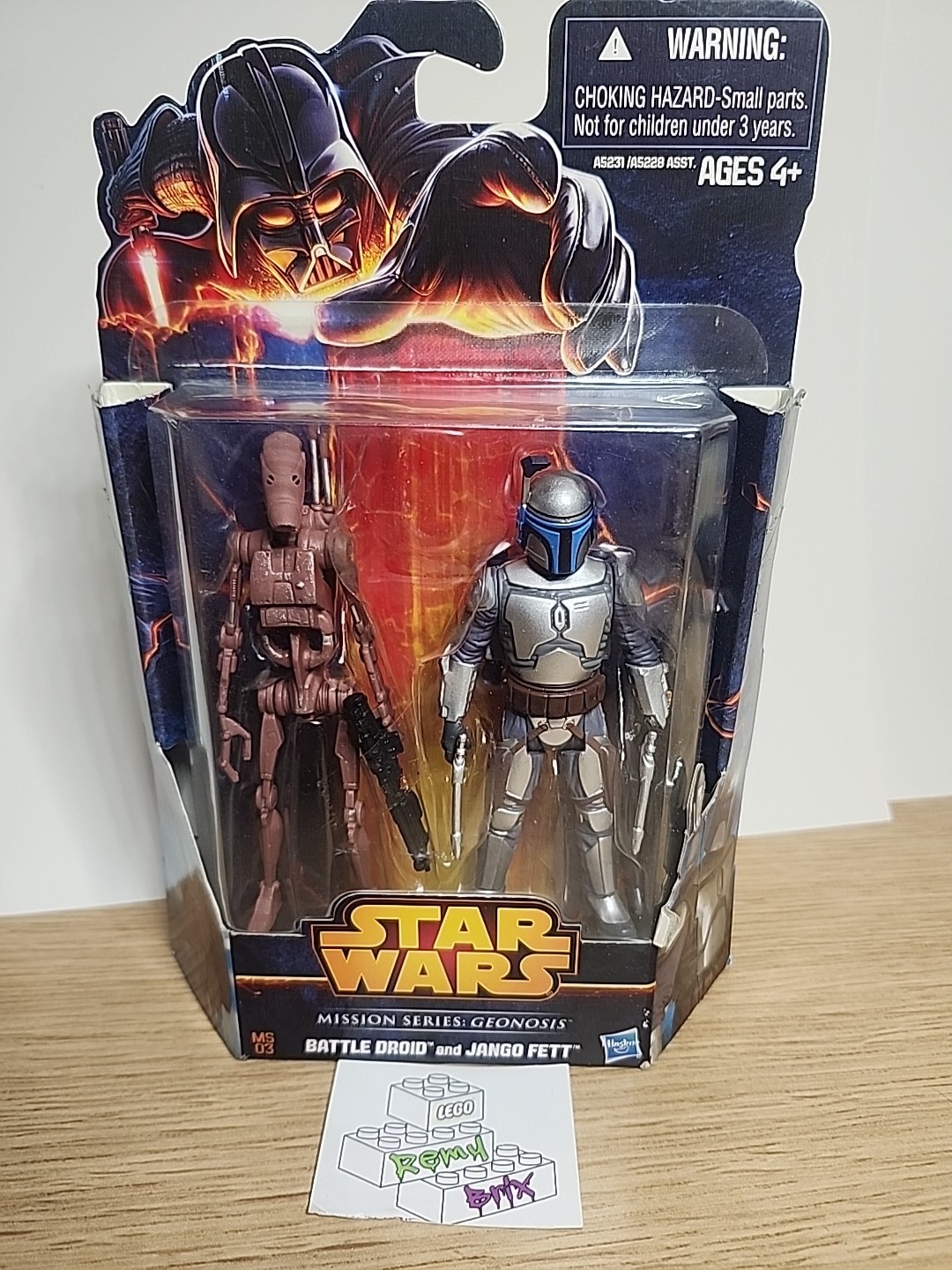 Star Wars Saga Mission Series Hasbro 2013 Jango Fett Battle Droid MS03 Geonosis