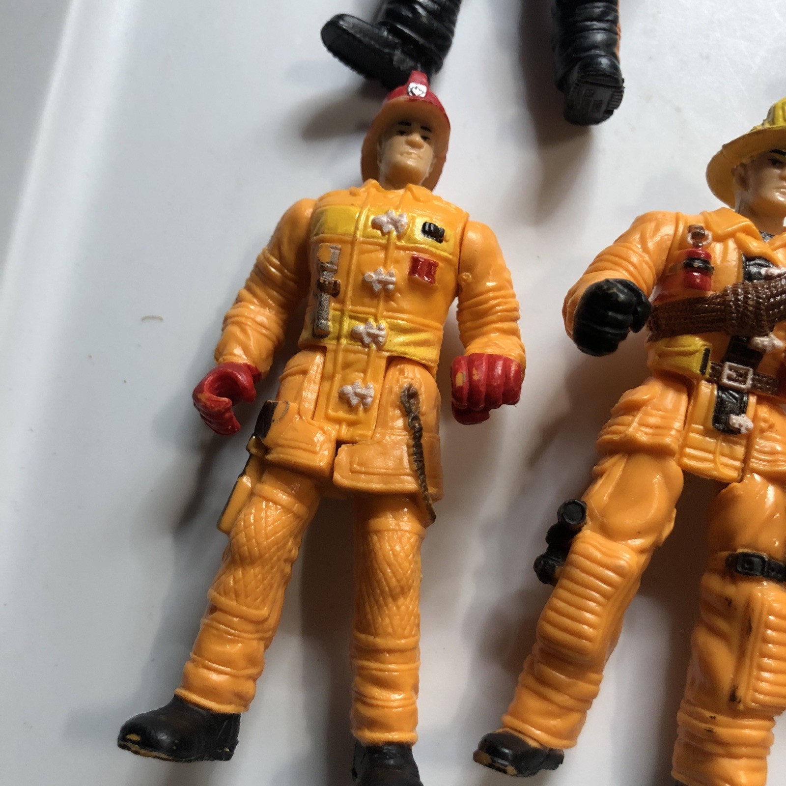 Chap Mei Firefighter Action Figure Fire Fighter 3.75” Figurine Design Fire Lot 5