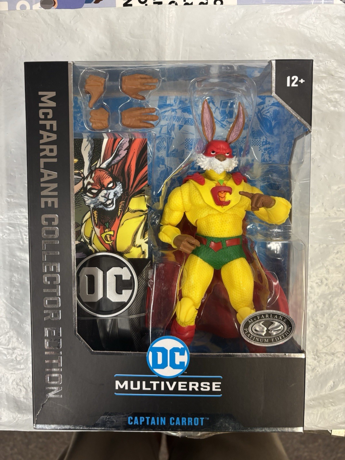 NEW McFarlane Toys DC Multiverse Captain Carrot 7&Prime; Platinum Edition Chase Figure