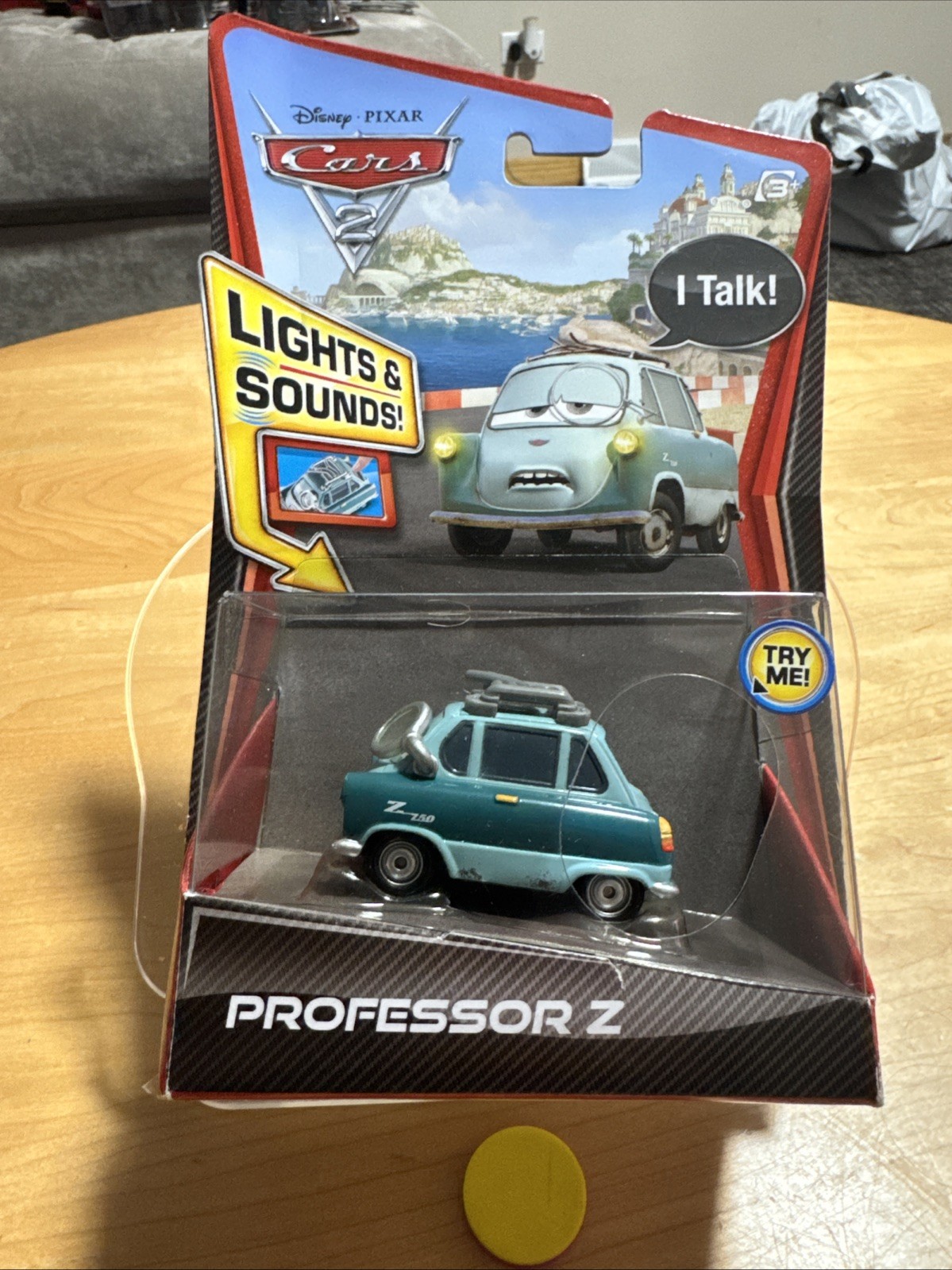 disney pixar cars 2 lights & sounds! professor Z MATTEL 2010!!