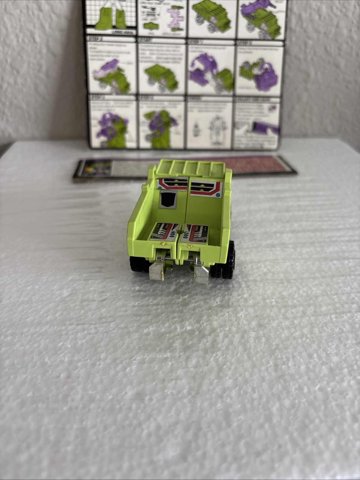 Vtg G1 Transformers Long Haul (Constructicon) Complete w/ Instructions & Card