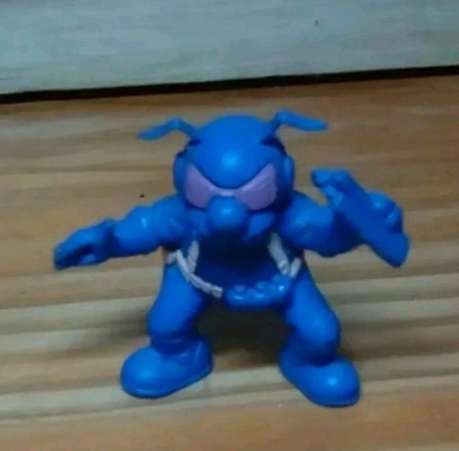 Vintage ARMY ANTS Knockdown Blue General McAnther Special Forces Hasbro