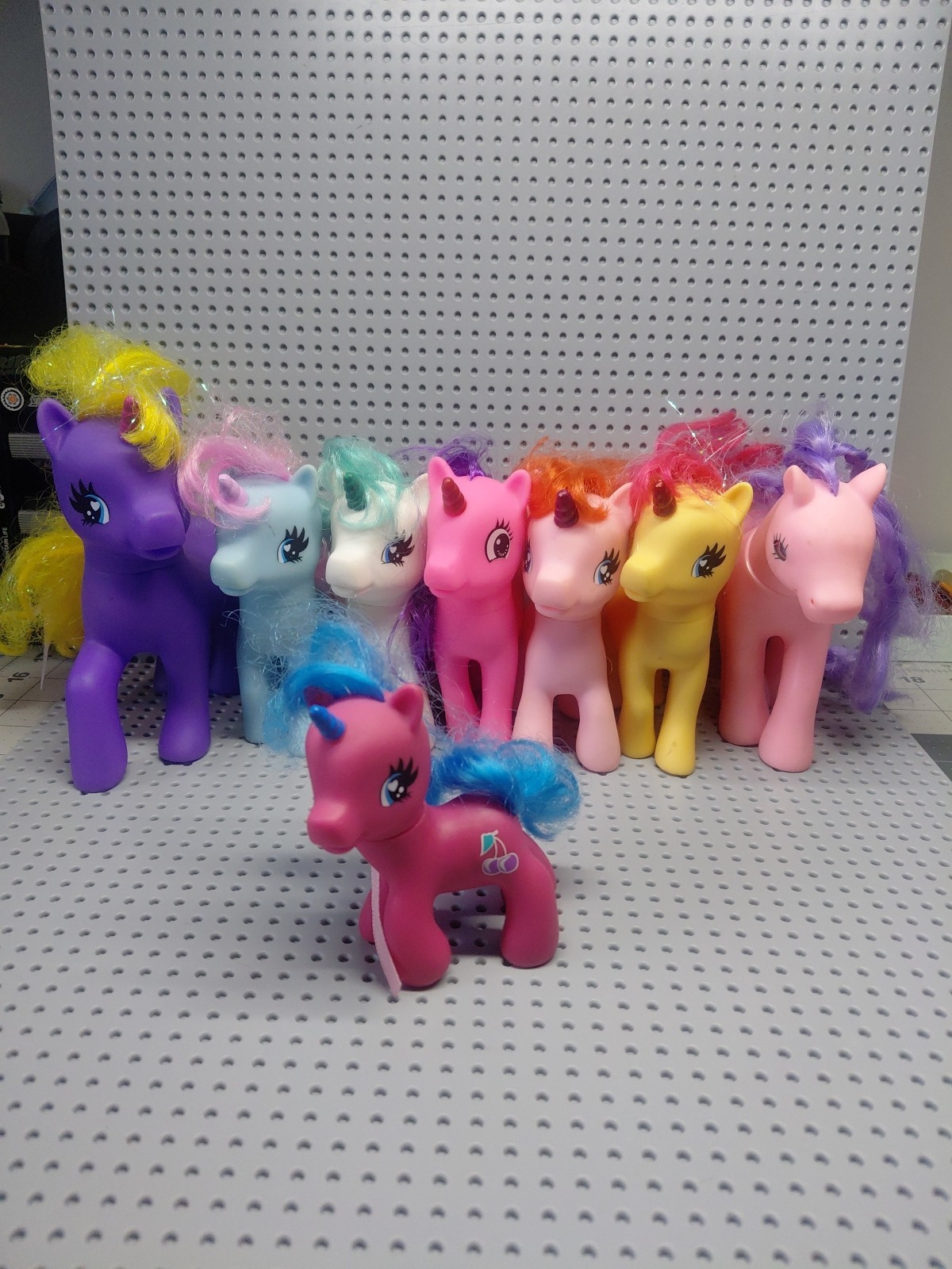 Lot Of 8 Gi-go Wonder Ponies, Big, Little, Unicorn, Toys