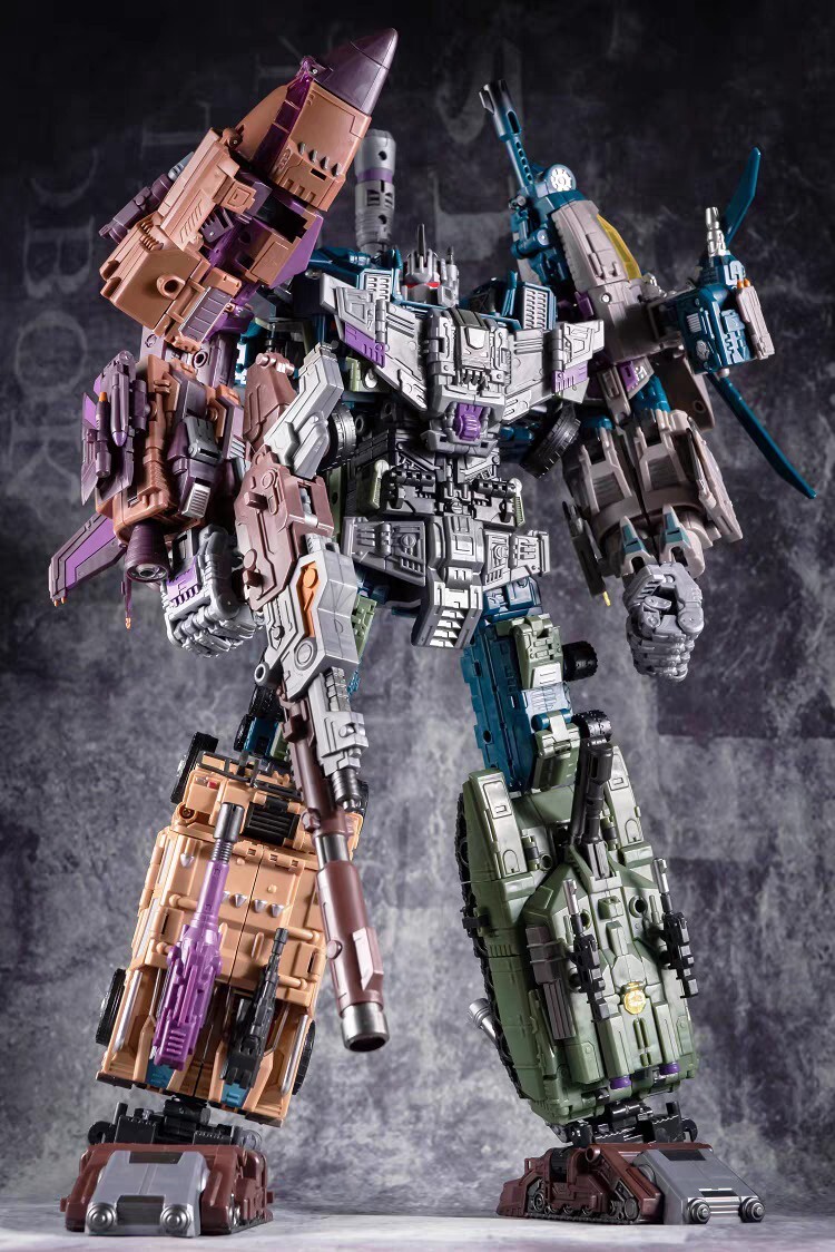 IN US_Jinbao Bruticus Decepticons Oversized Warbotron 55CM Figure/Birthday🎁