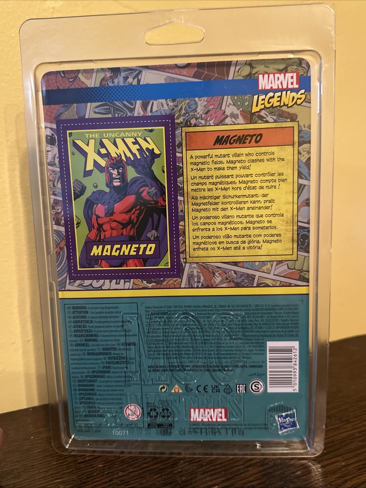 Hasbro Marvel Legends – X-Men MAGNETO – Kenner Retro – 3.75&Prime; – Unpegged – Nice!