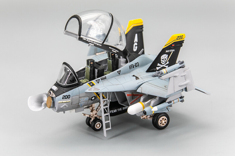 F/A-18F Fighter Aircraft Cute Version 3D Printed static Models