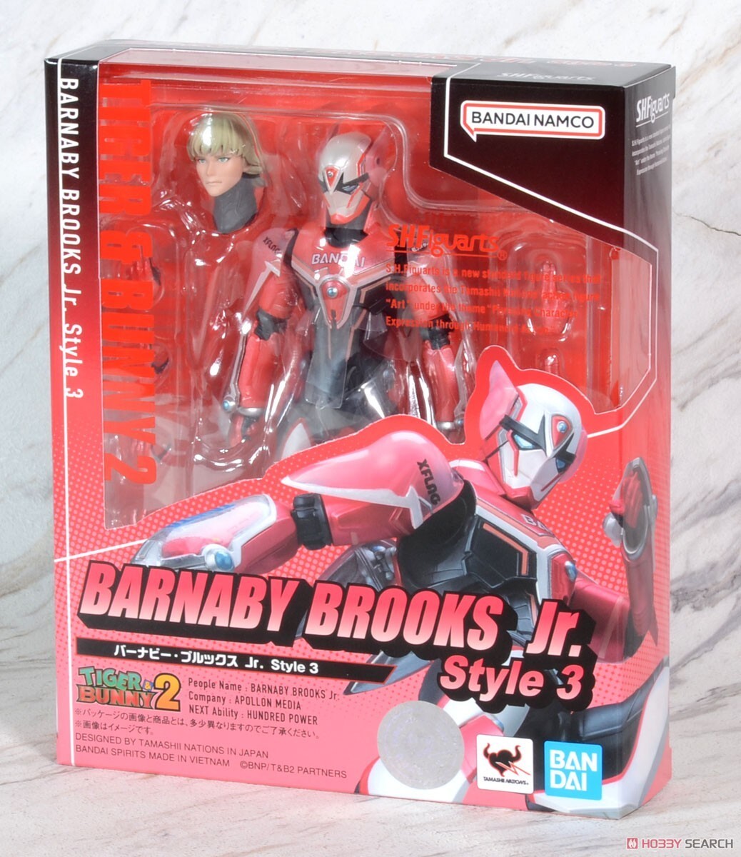 BANDAI S.H.FIGUARTS TIGER & BUNNY 2 BARNABY BROOKS JR. STYLE 3 160mm FIGURE