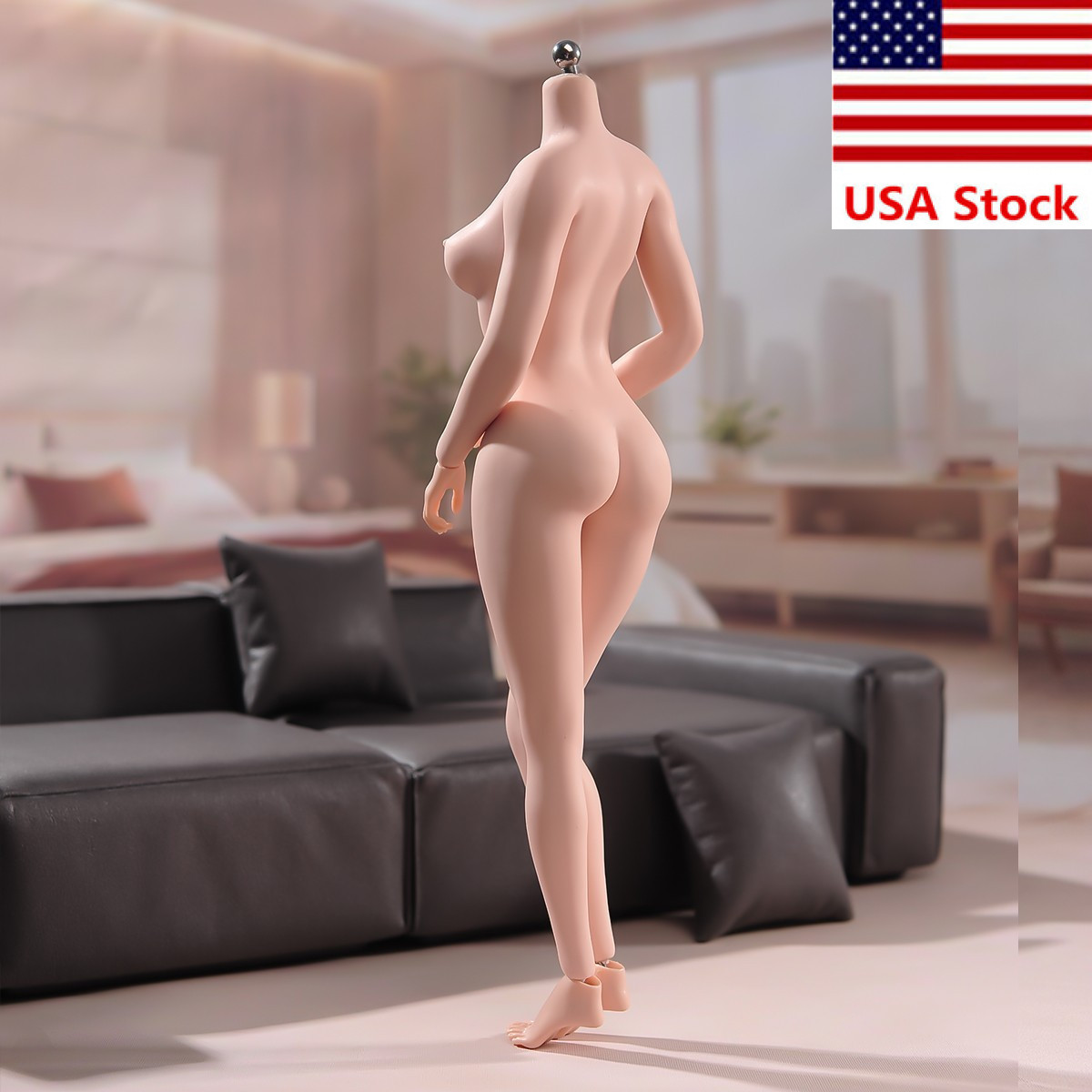 ANT AB001W 1/6 Female Pale Large Bust Flexible Seamless Body For 12 »Figure