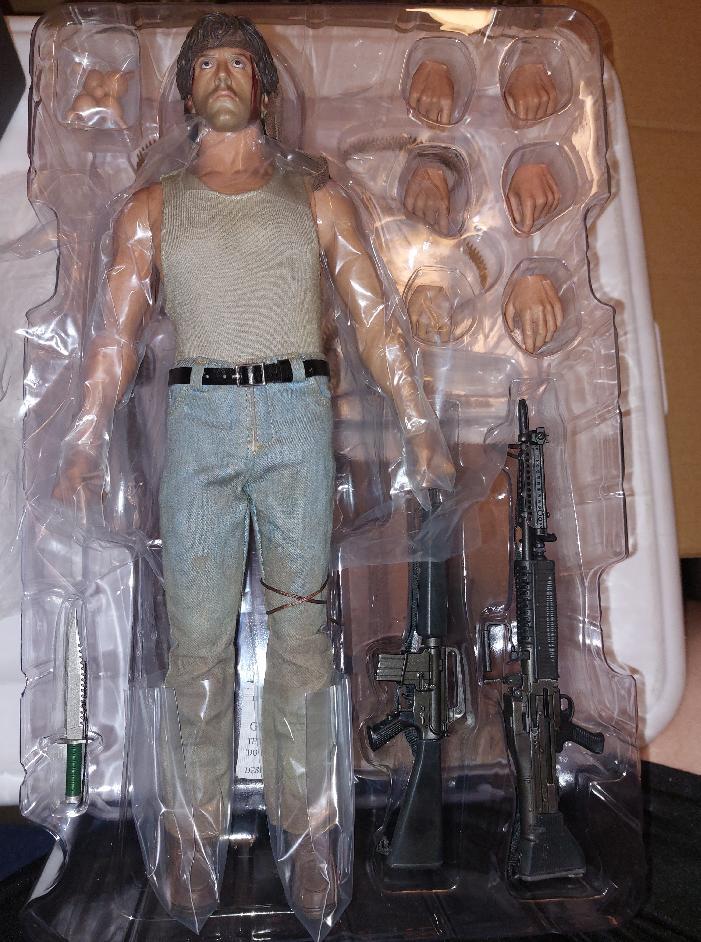 Threezero Three Zero Rambo First Blood 1/6 John Rambo Figure New USA