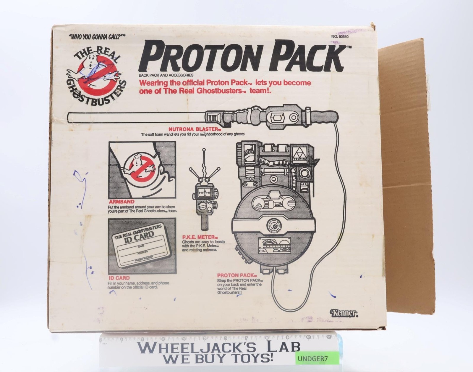 Proton Pack The Real Ghostbusters 1984 Kenner Vintage Role Play Accessories