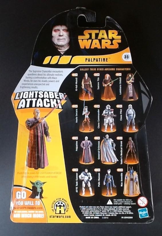Hasbro Star Wars – Palpatine – Lightsaber Attack ROTS NOC