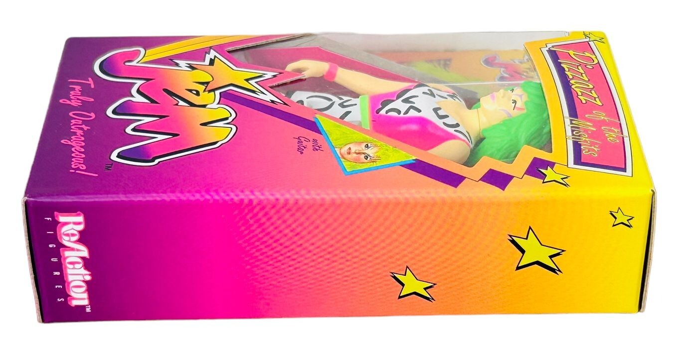 JEM PIZZAZZ OF THE MISFITS SDCC SUPER7 REACTION Action Figure NEW IN BOX Mint