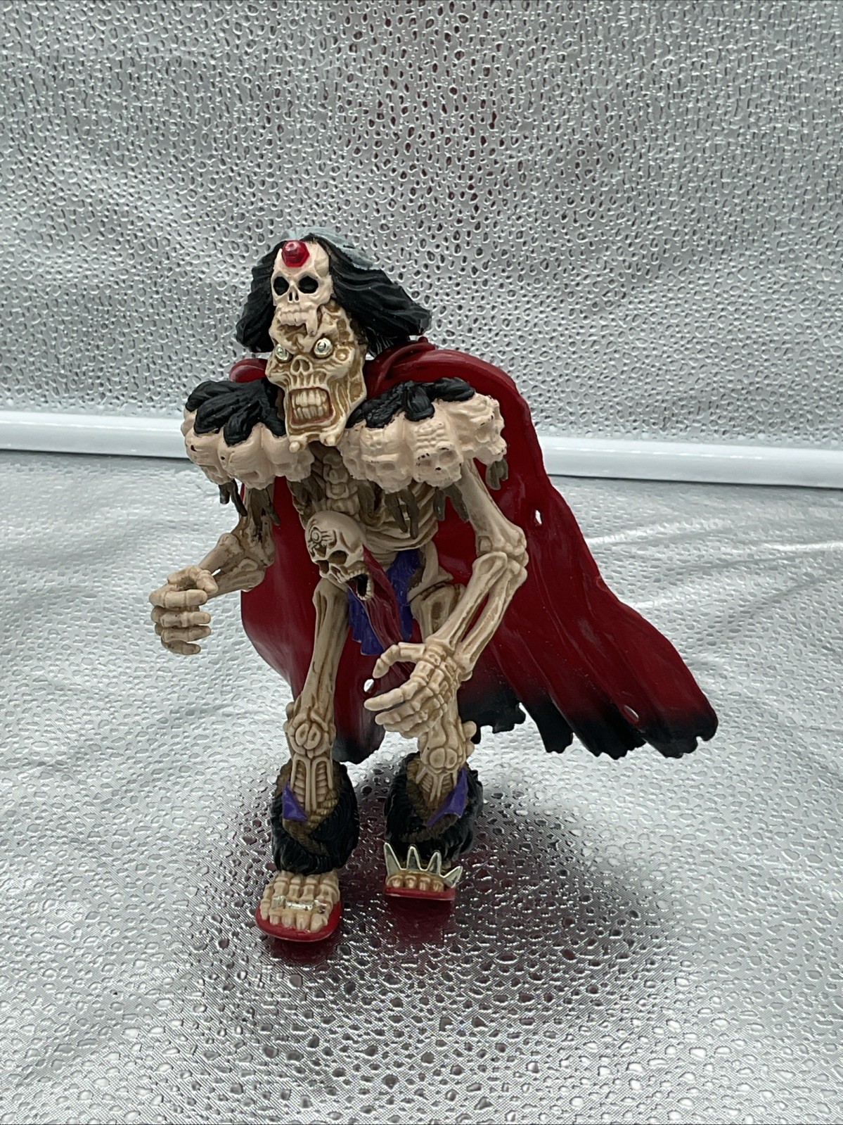 VTG Skeleton Warriors Baron Dark Action Figure 1994 LEG Playmates Toys