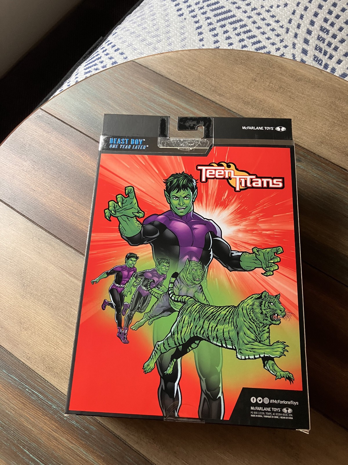 McFarlane DC Multiverse SDCC BEAST BOY PLATINUM 7&Prime; Action Figure TEEN TITANS GO!