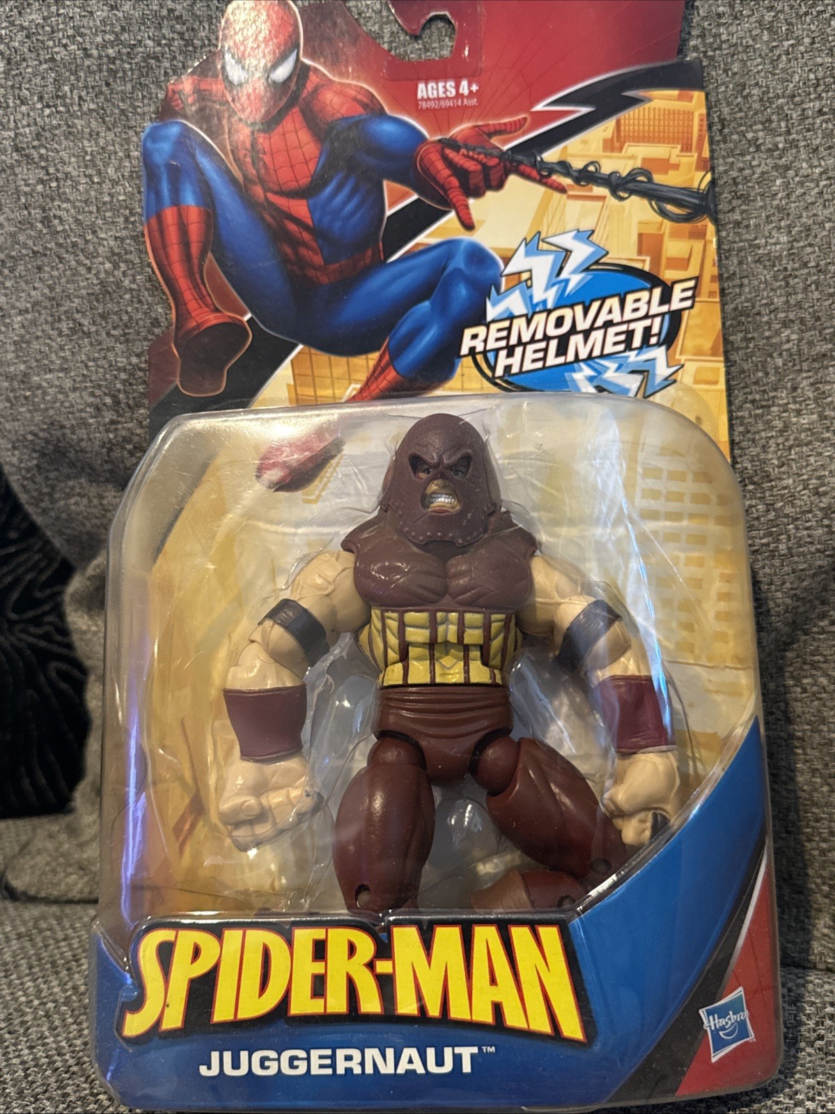 Hasbro Marvel Spider-Man Classics Juggernaut Action Figure w/ Removable Helmet
