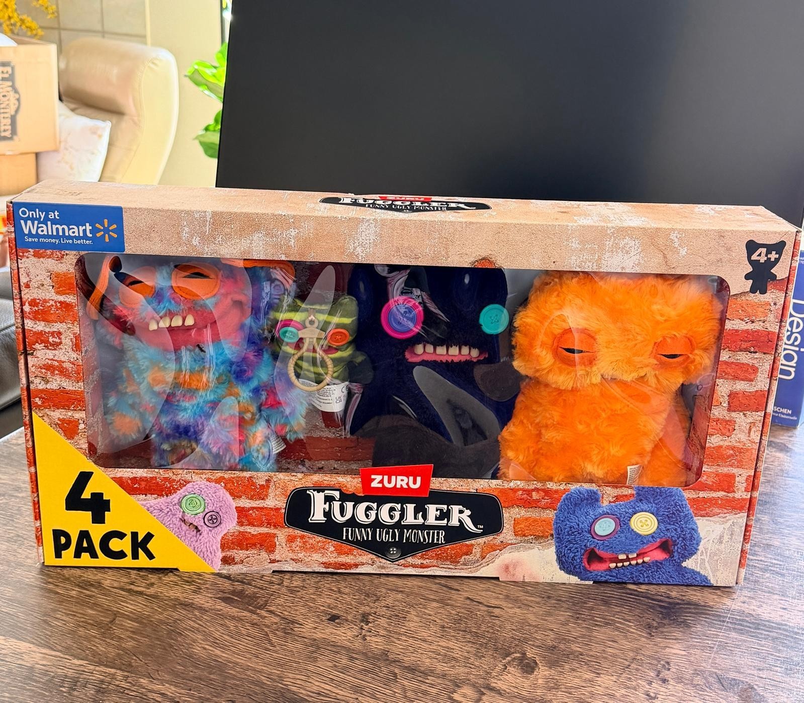 Fuggler Chaos Crew Multipack Walmart Exclusive Zuru Fugglers 4 Pack Plush Toys